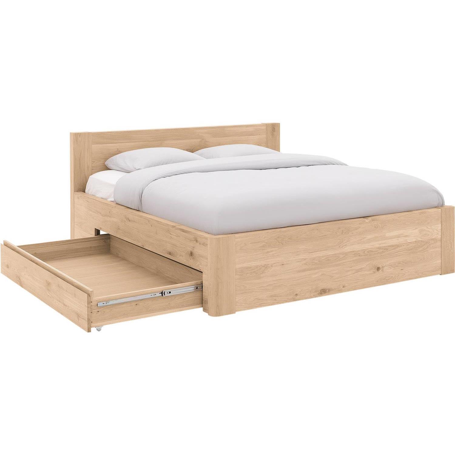 Goossens Bedframe Bibi - 180 x 200 - Eiken naturel - Hout