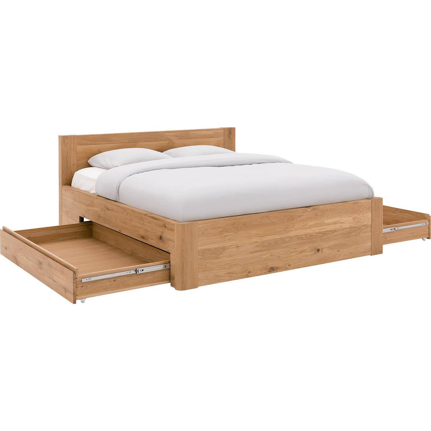 Goossens Bedframe Bibi - 180 x 220 - Eiken olie blank - Hout