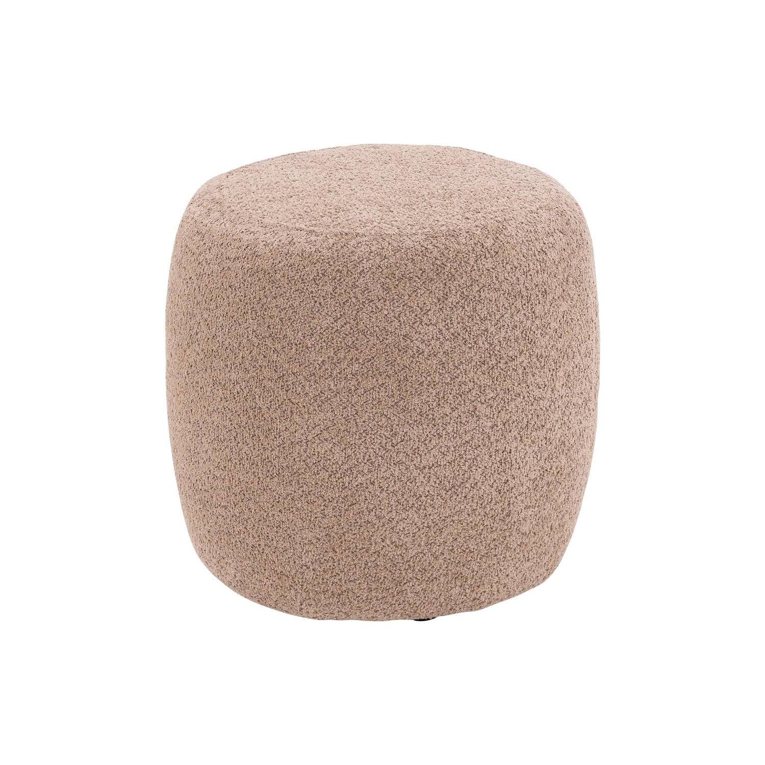Goossens poef Lizz in boucle taupe