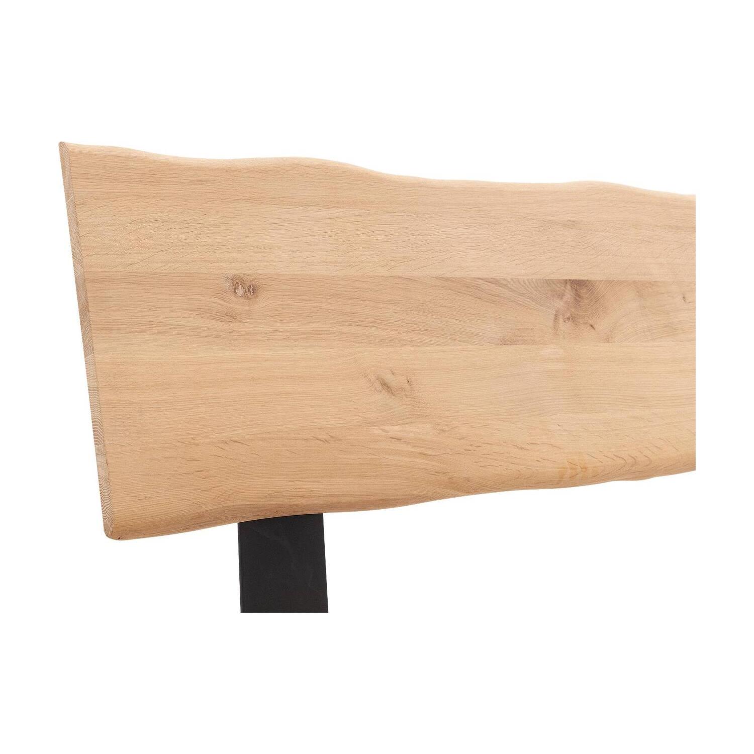 Goossens Bedframe Slade, Bedframe 140 x 210 cm hoofdbord organisch