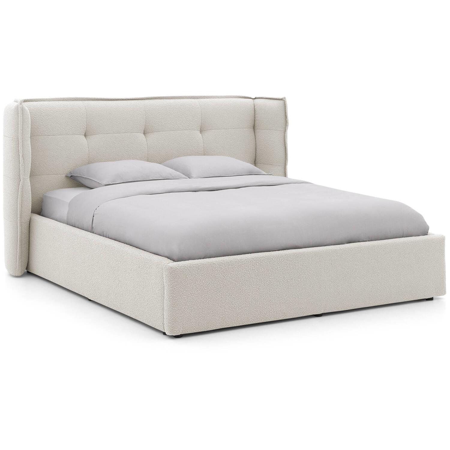 Goossens Gestoffeerd Bedframe Canon - 180 x 200 - Stof boucle