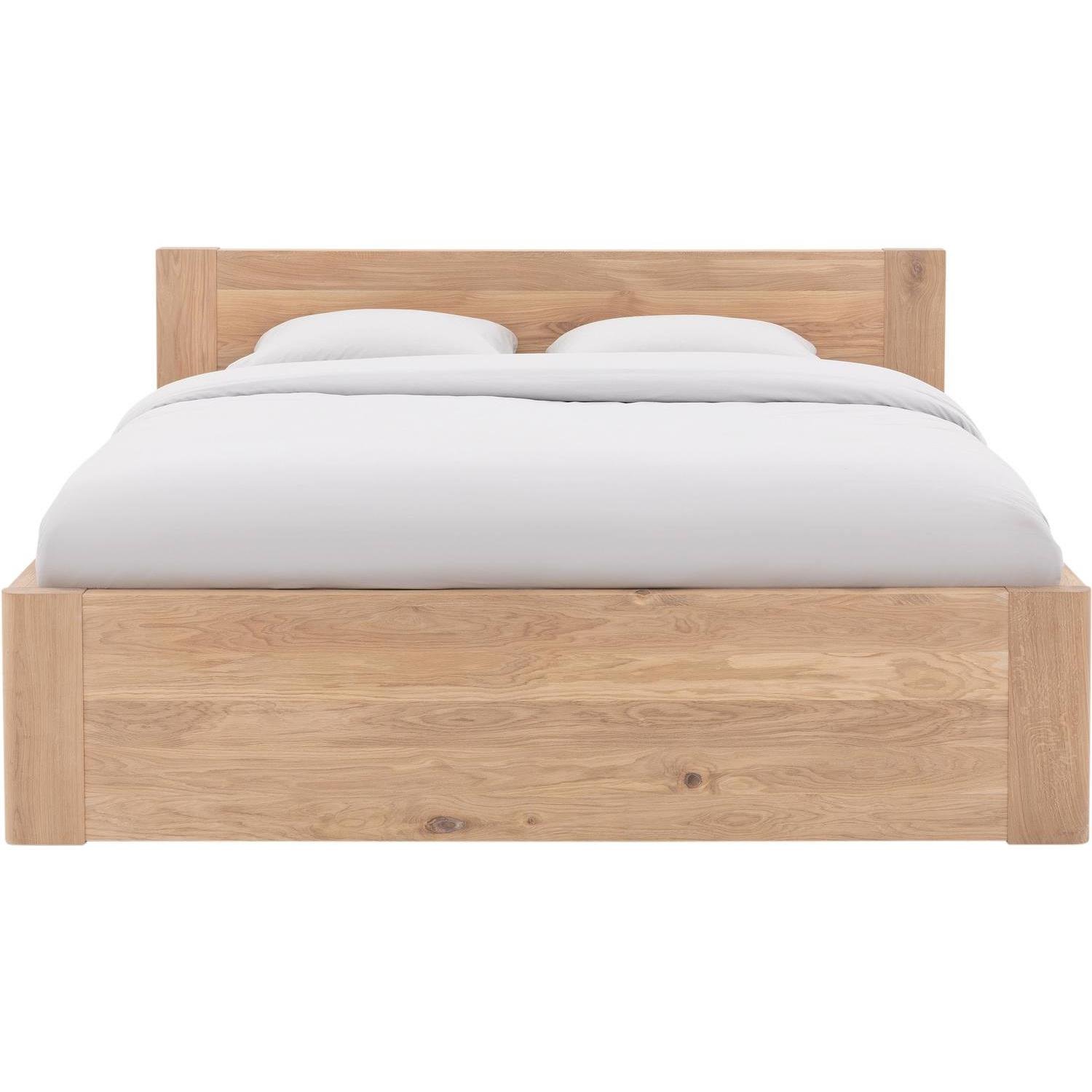 Goossens Bedframe Bibi - 160 x 210 - Eiken wit geolied - Hout