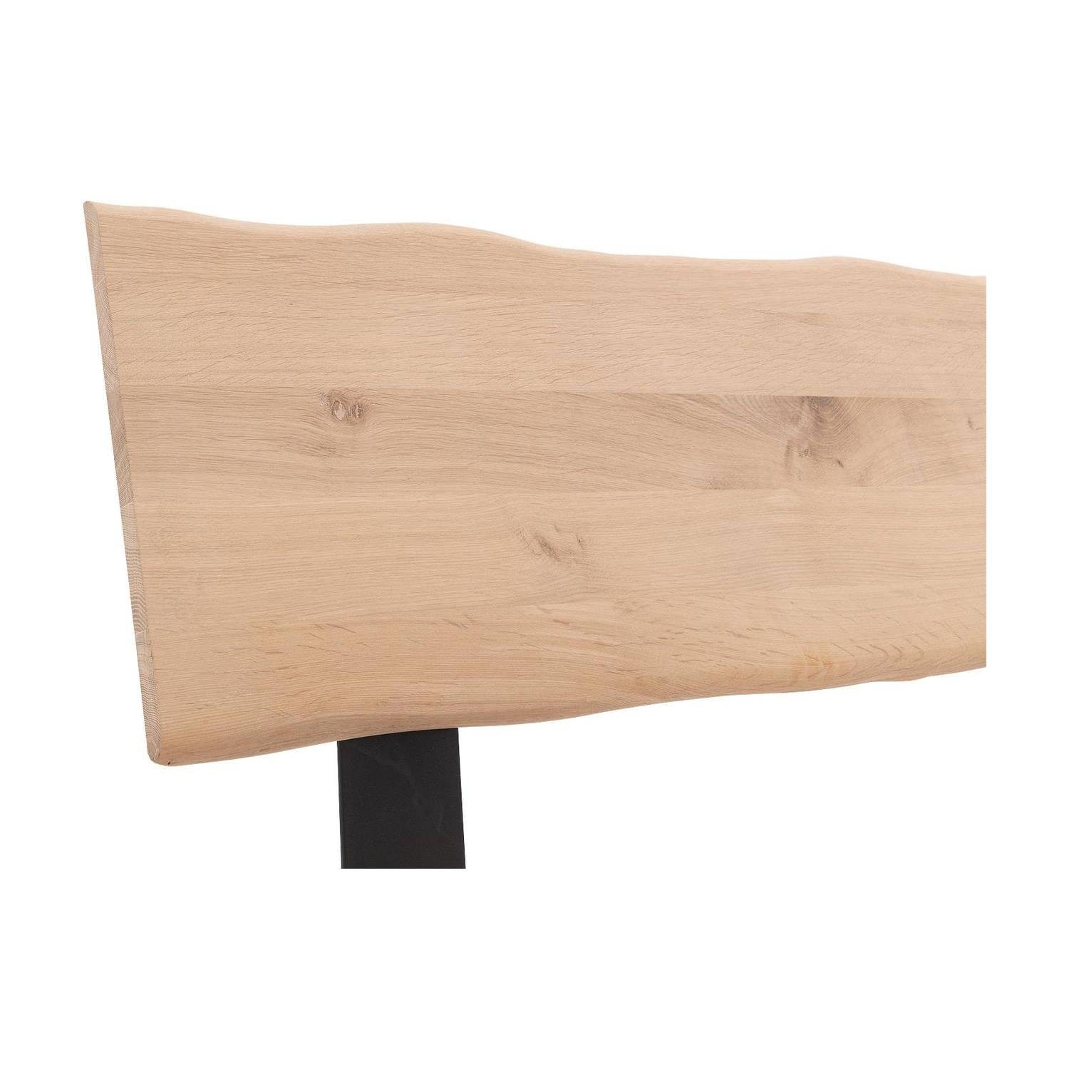 Goossens Bedframe Slade, Bedframe 180 x 210 cm hoofdbord organisch