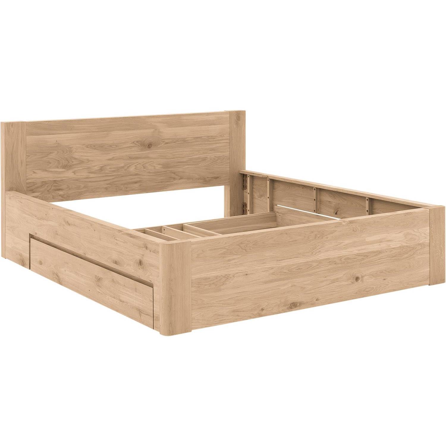 Goossens Bedframe Bibi - 180 x 200 - Eiken naturel - Hout
