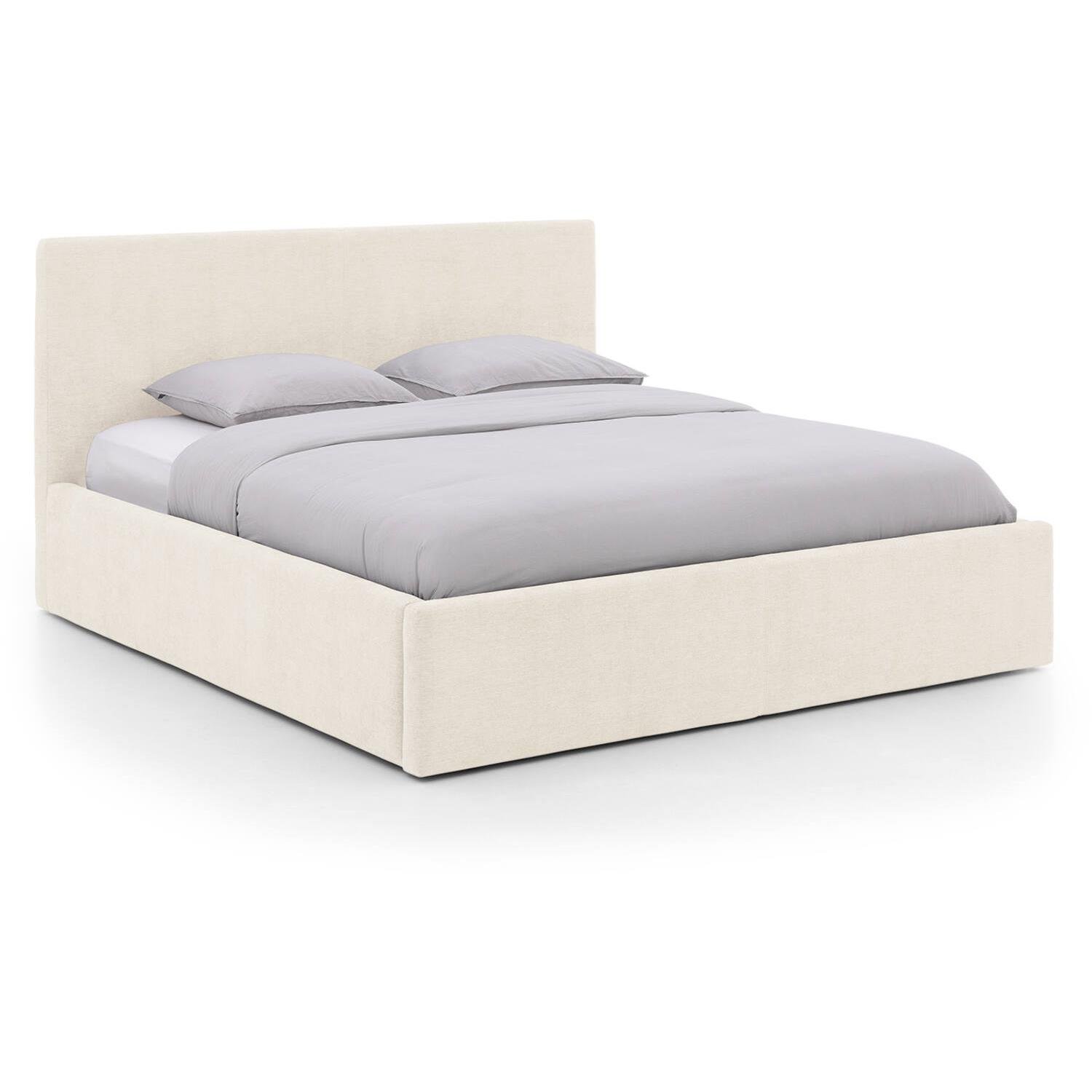 Goossens Bedframe Mysen Storage - 140 x 200 - Stof fijn geweven