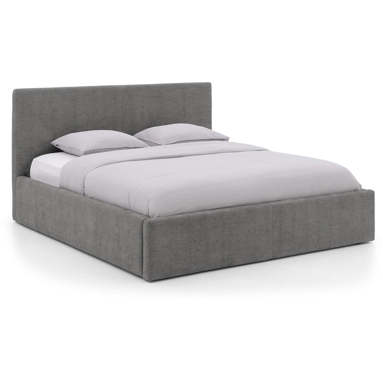 Goossens Bedframe Mysen Storage - 140 x 200 - Stof fijn geweven