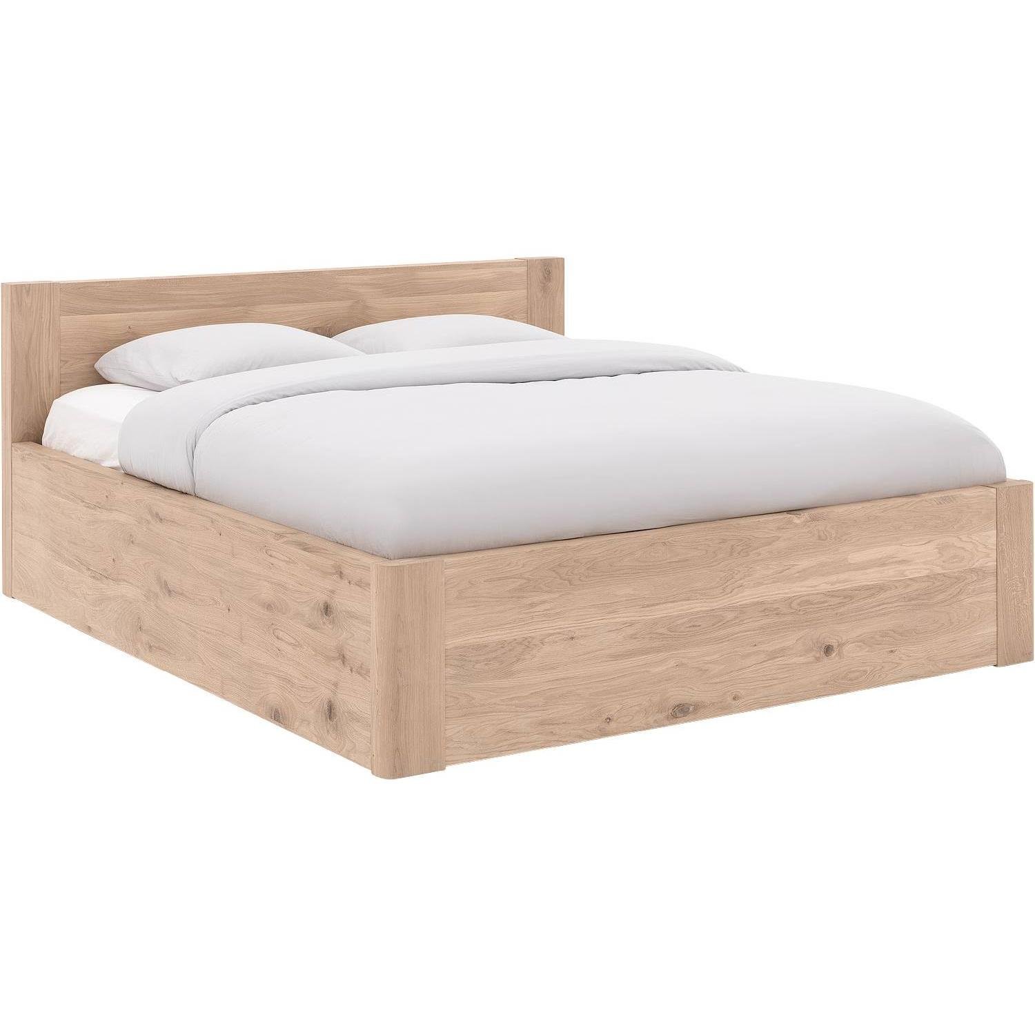 Goossens Bedframe Bibi - 180 x 210 - Eiken gelakt roomwit - Hout