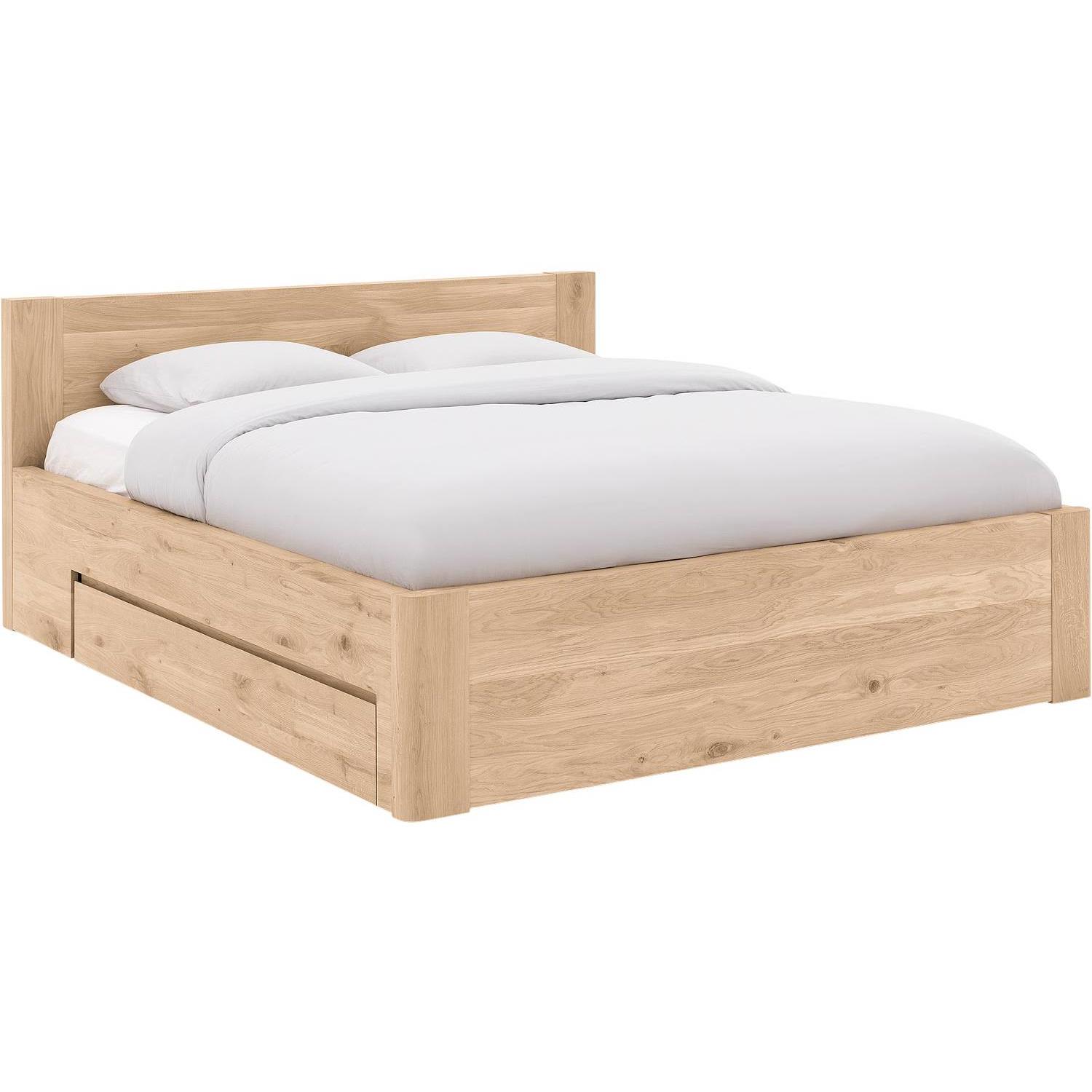 Goossens Bedframe Bibi - 180 x 200 - Eiken naturel - Hout