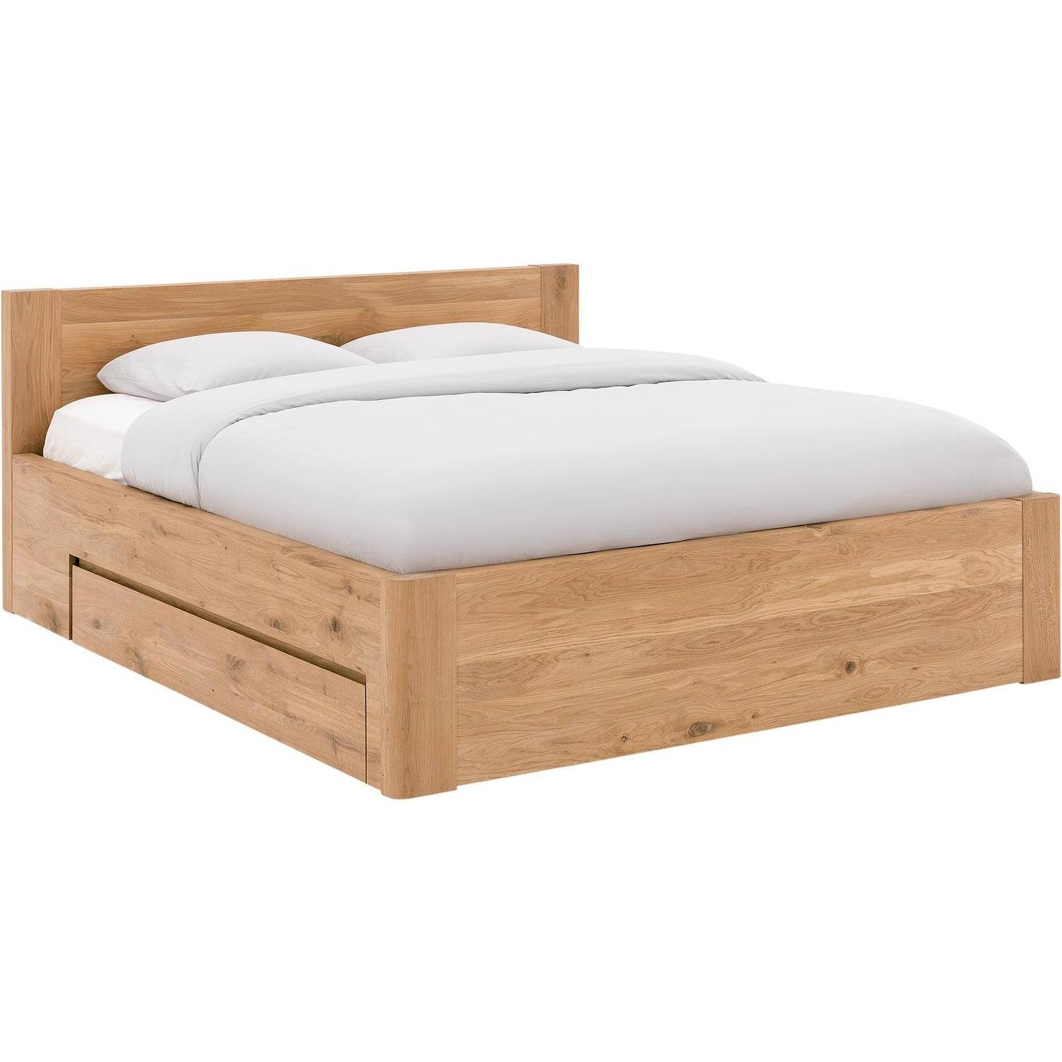 Goossens Bedframe Bibi - 180 x 220 - Eiken olie blank - Hout