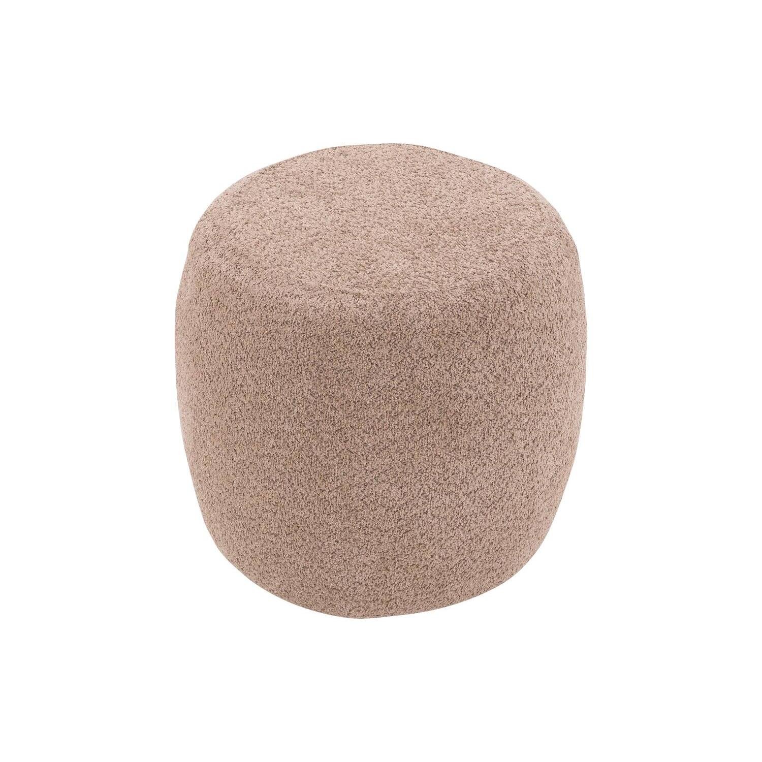 Goossens poef Lizz in boucle taupe