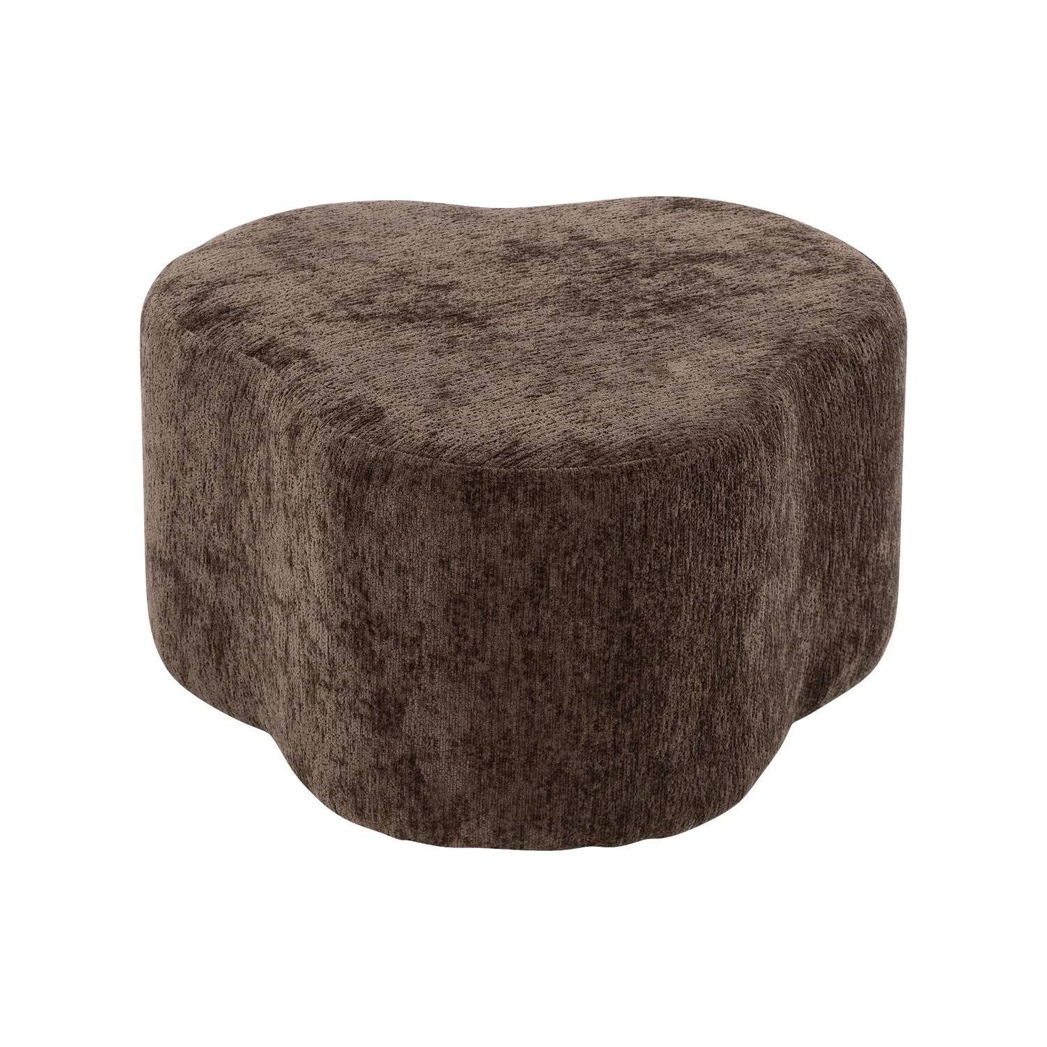 Goossens hocker Anneli in velours bruin