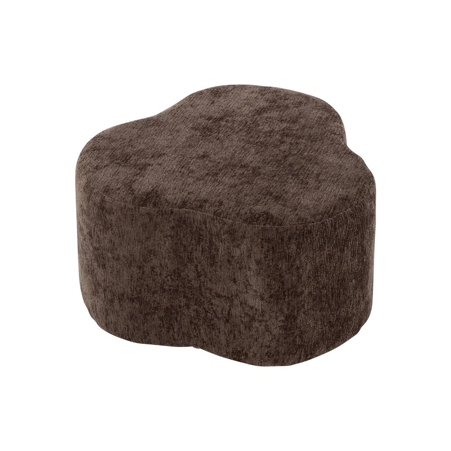 Goossens hocker Anneli in velours bruin