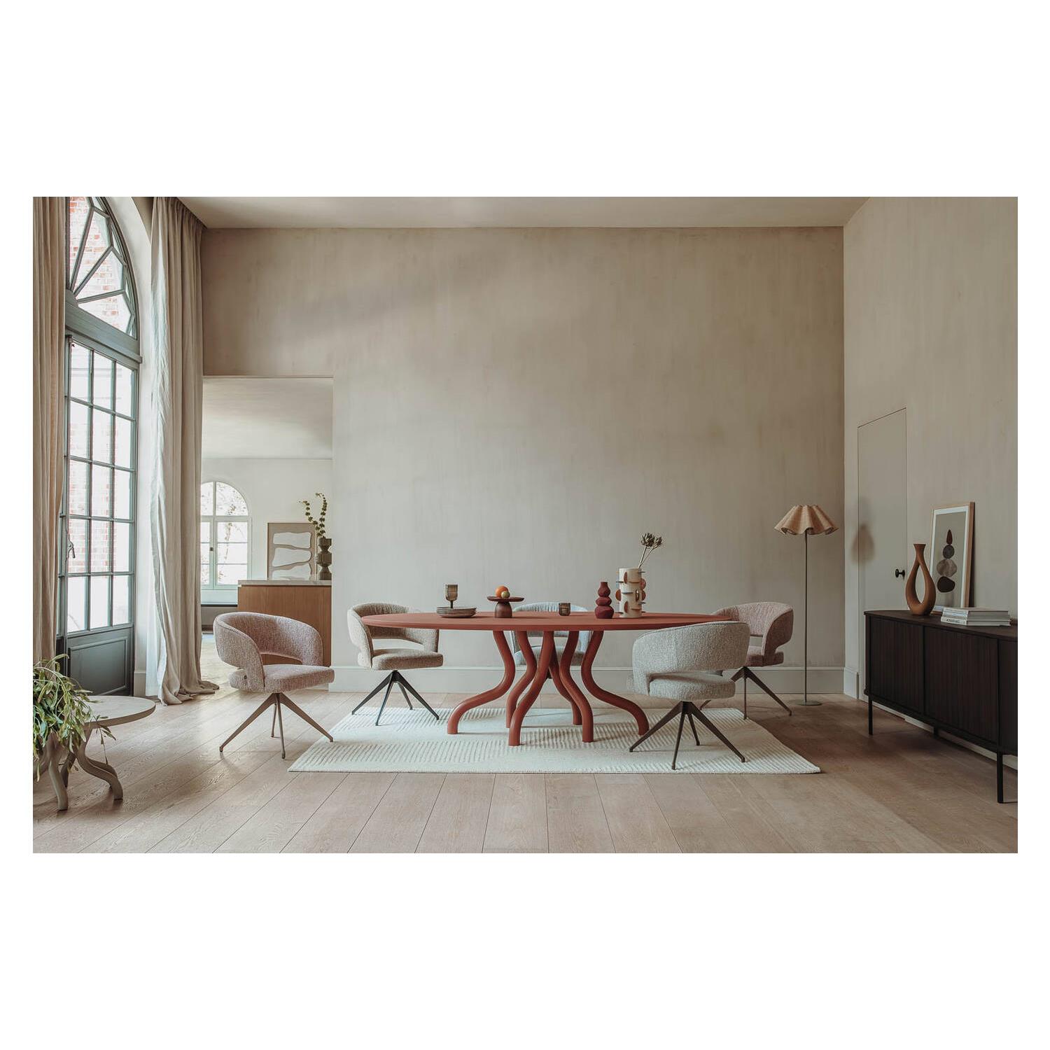 Goossens Excellent Eettafel Matera, Ovaal 220 x 120 cm