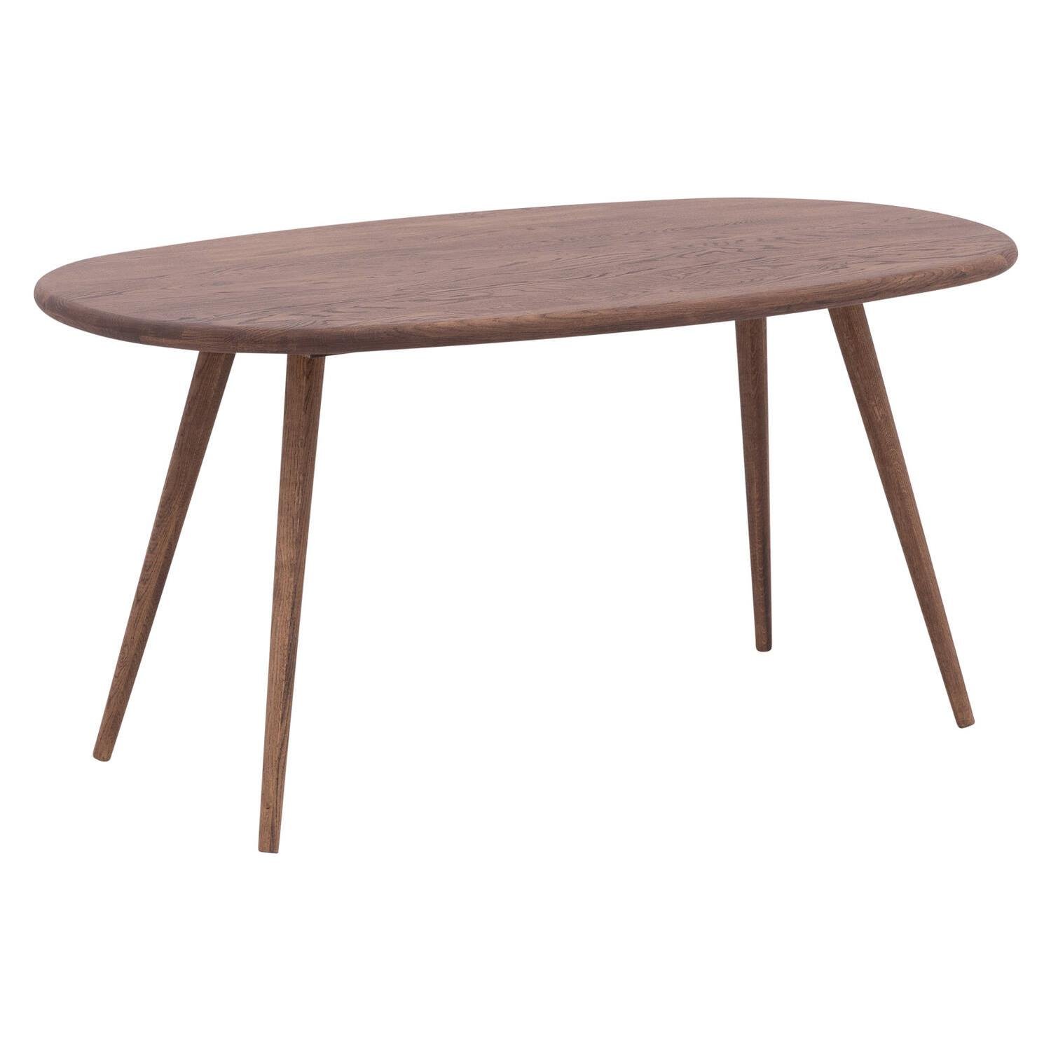 Goossens Eettafel Bjarte, Semi ovaal 220 x 90 cm