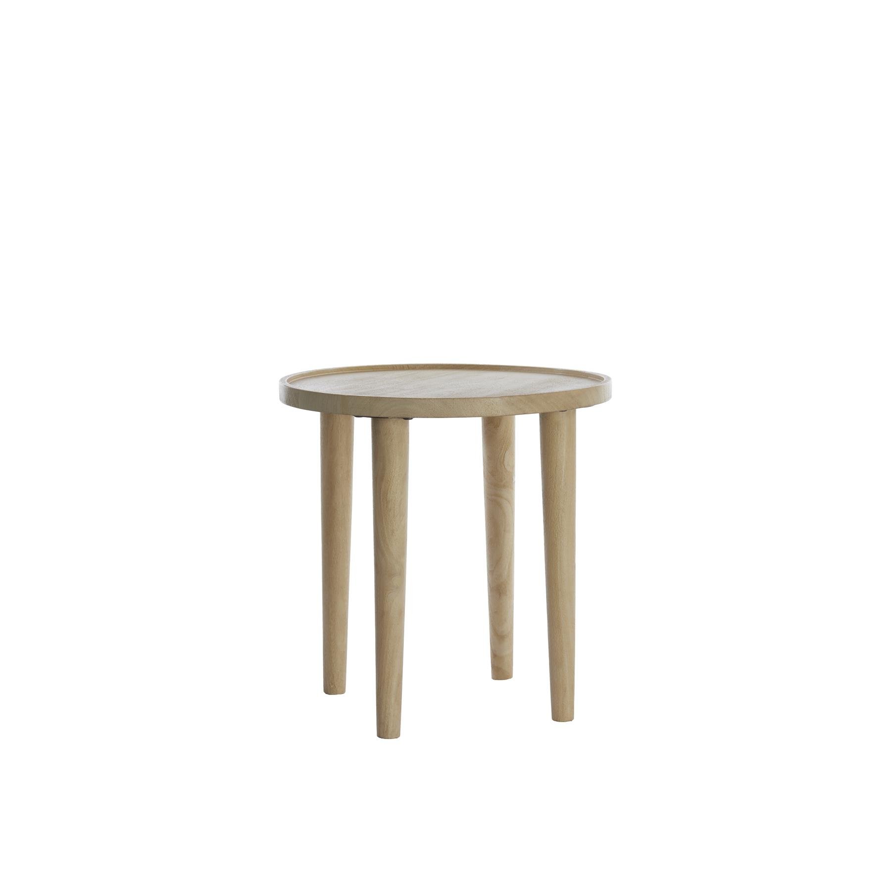 Light&living Bijzettafel Ø45x45 cm QIANO mango hout naturel