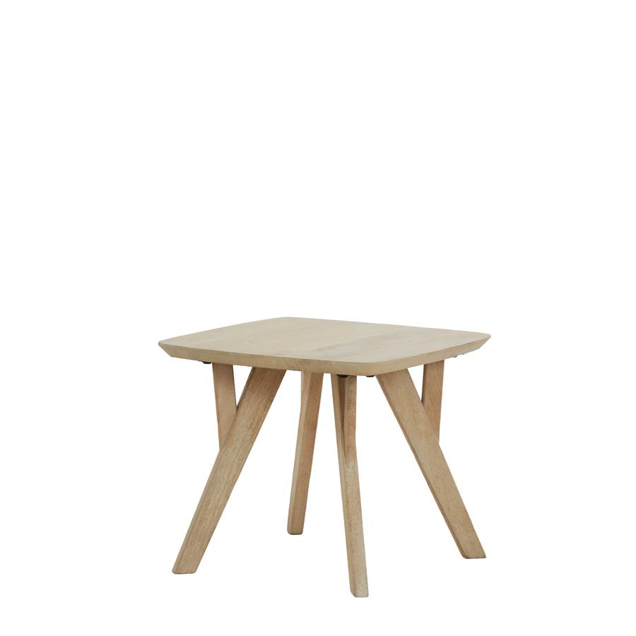 Light&living Bijzettafel 50x50x42 cm QUENZA mango hout naturel