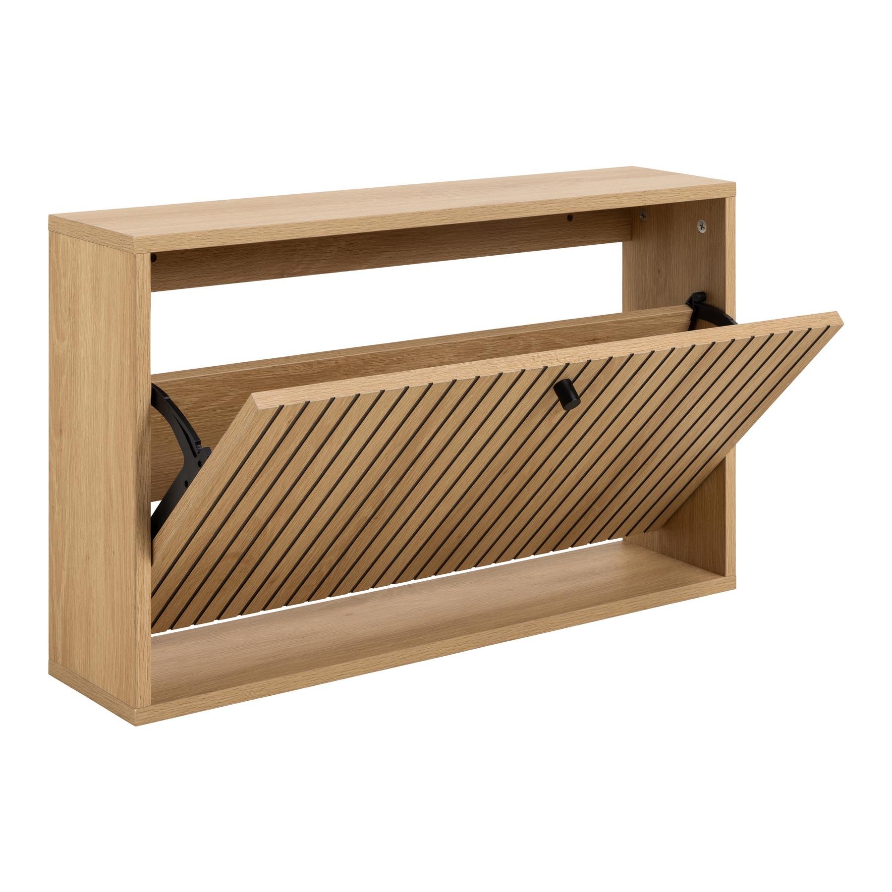by fonQ Lamina Schoenenkast - 1 Lade - Eiken