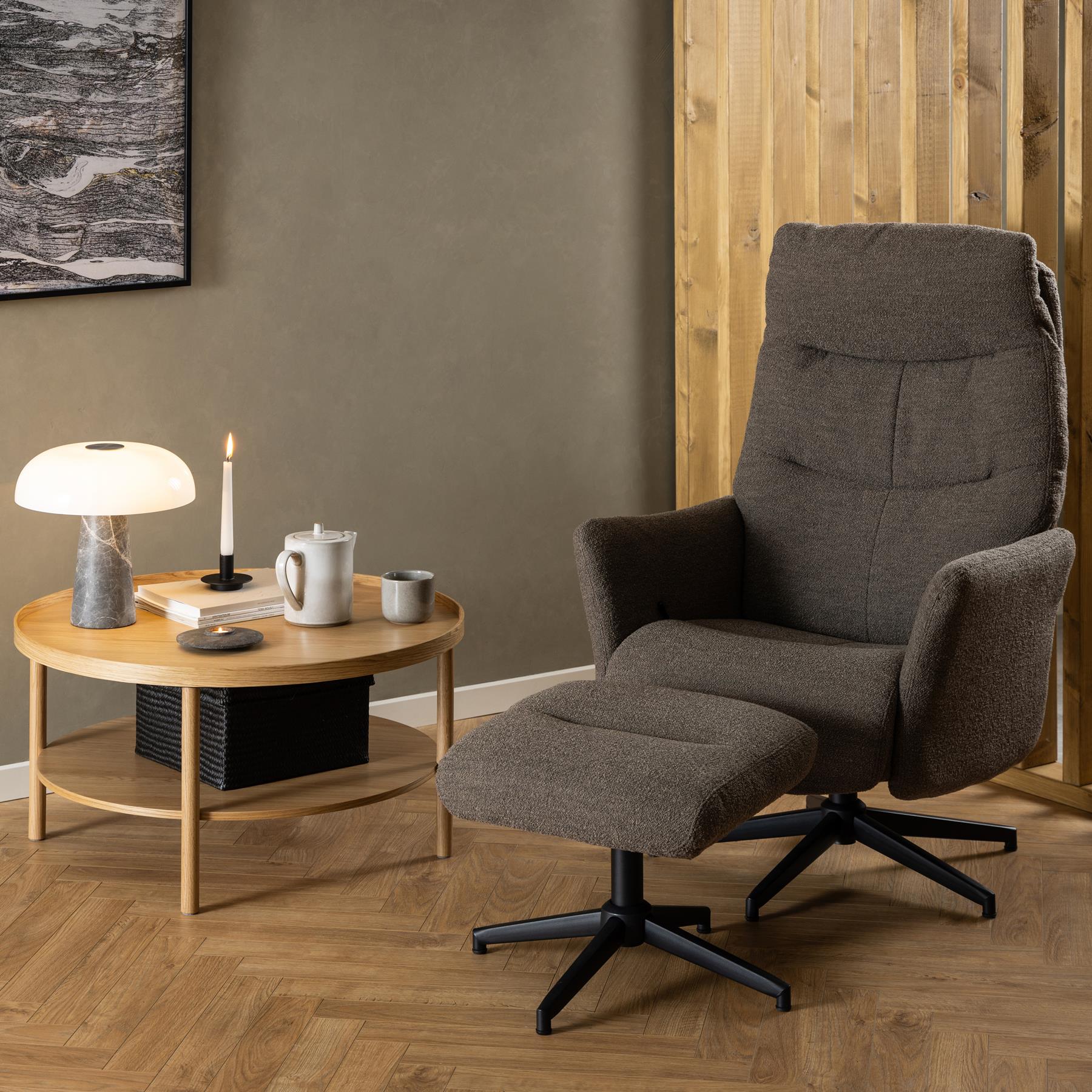 by fonQ Ronda Salontafel - Eiken