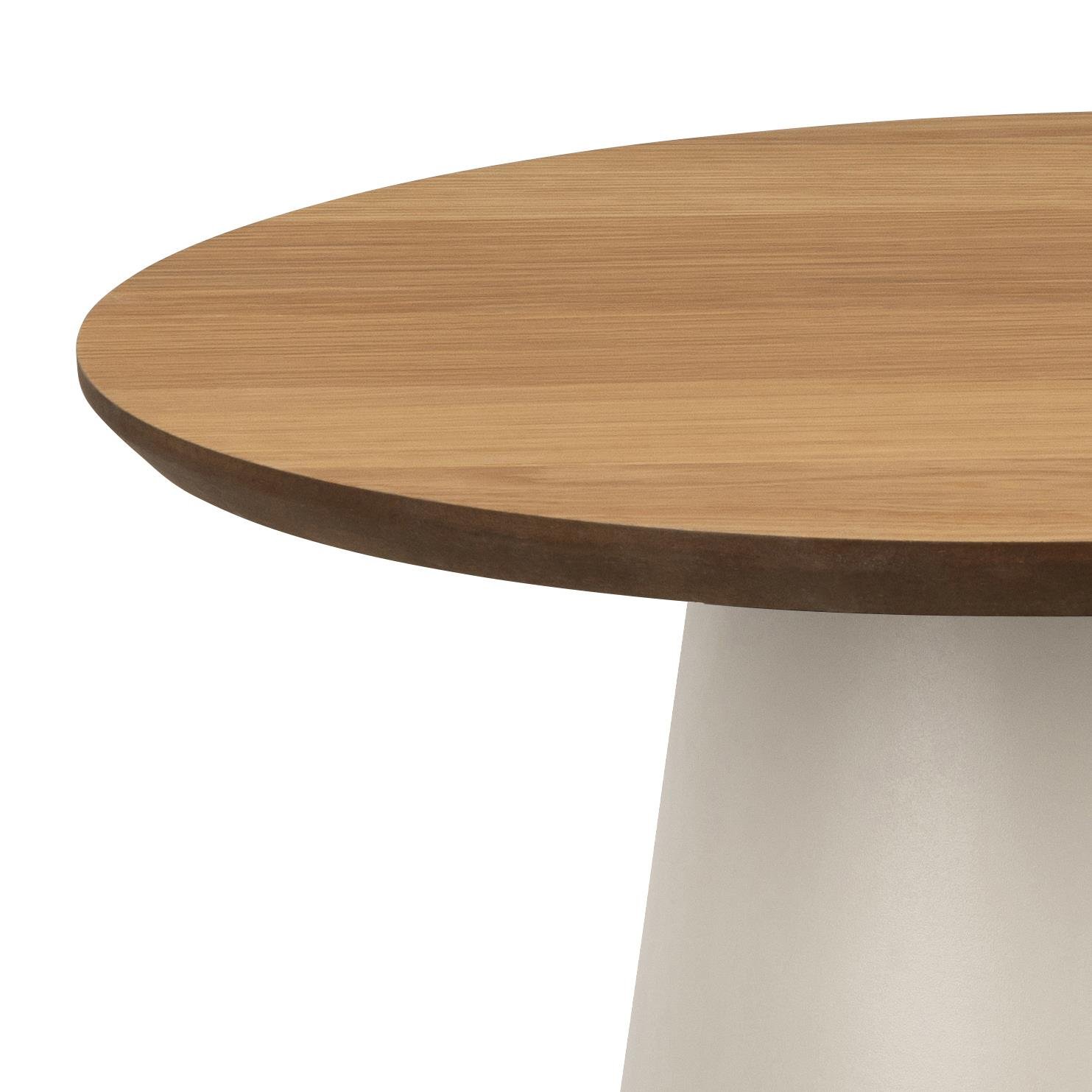 by fonQ Circo Salontafel H 48 x B 45 cm - Eiken