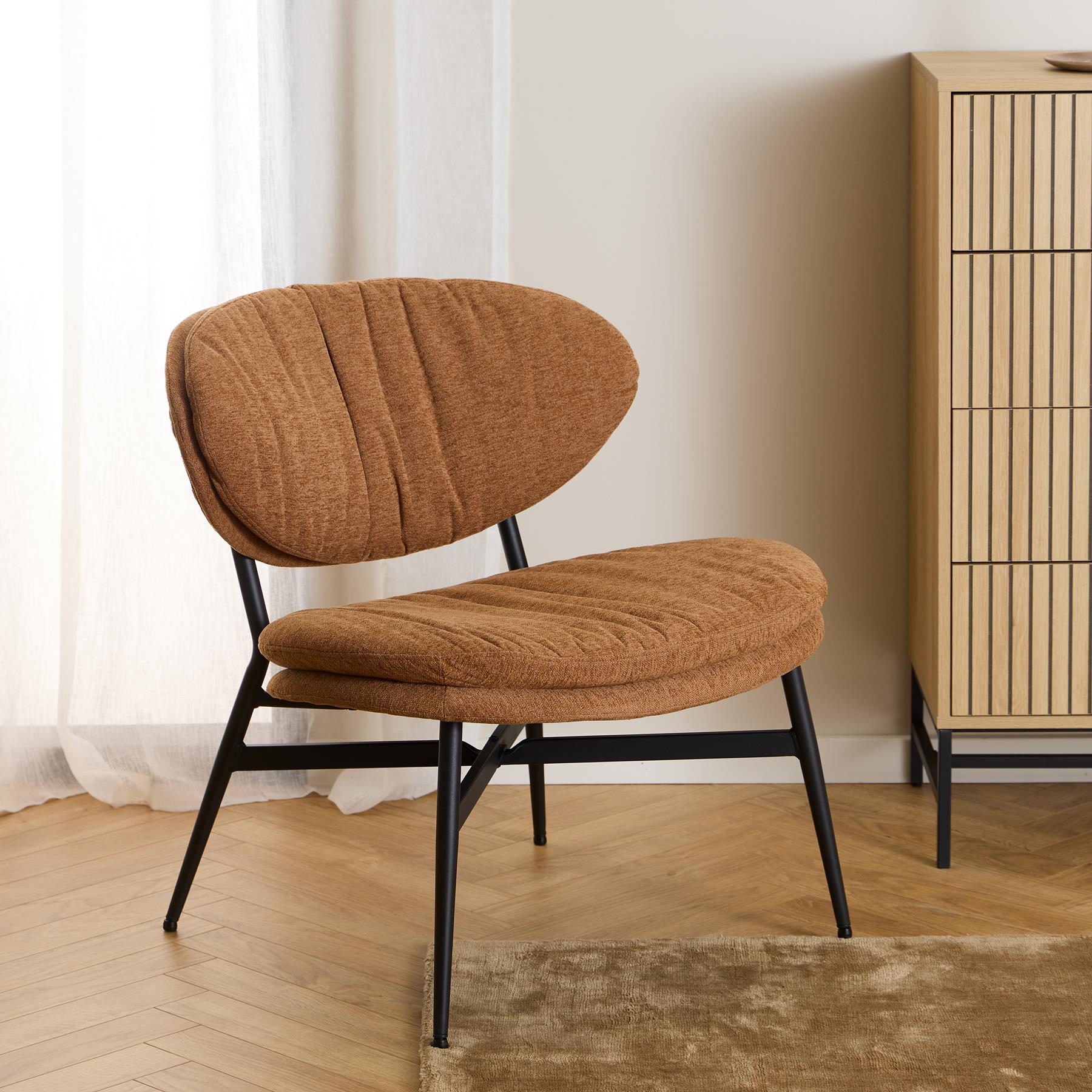 by fonQ Marlowe Fauteuil - Cognac