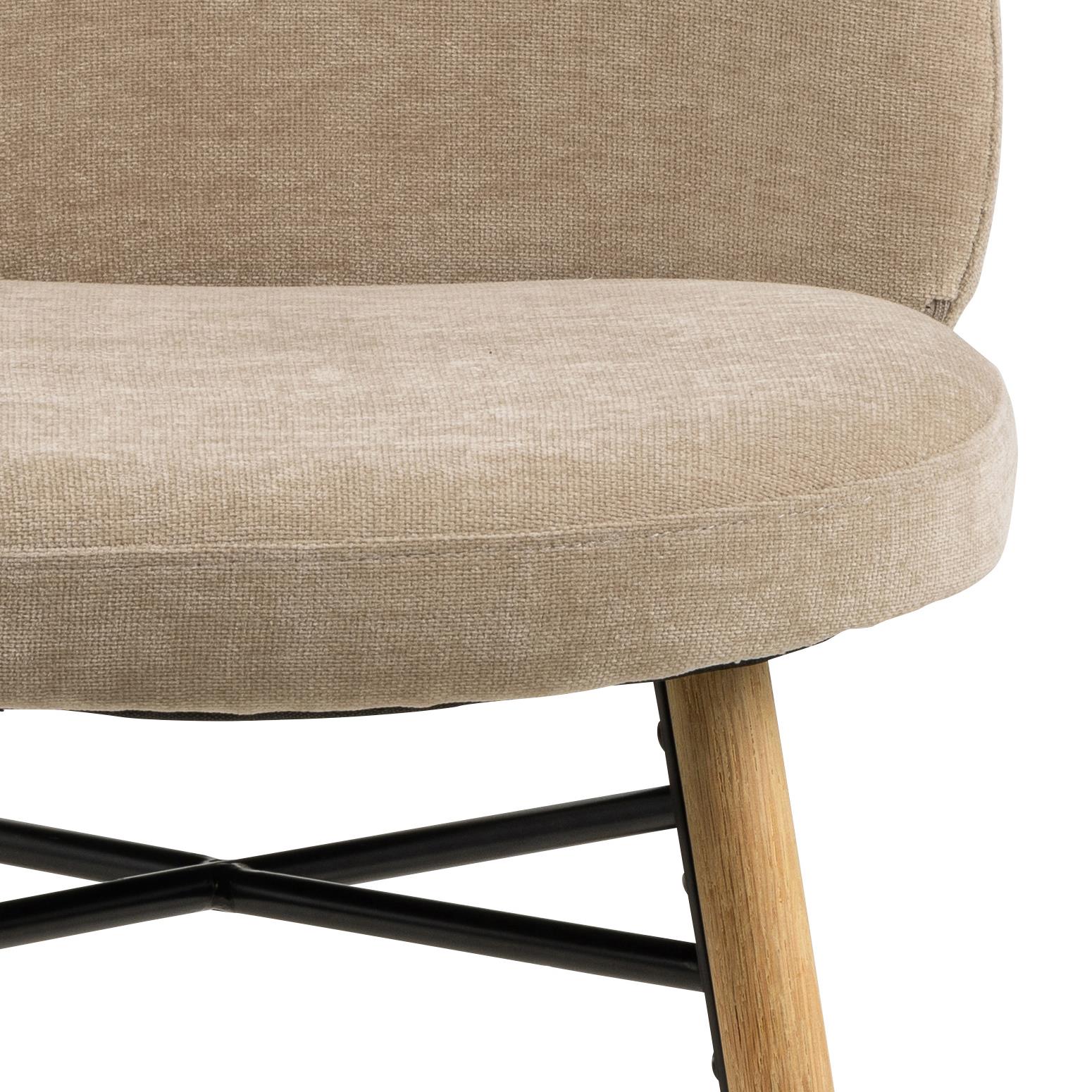 by fonQ Fiona Eetkamerstoel - Beige