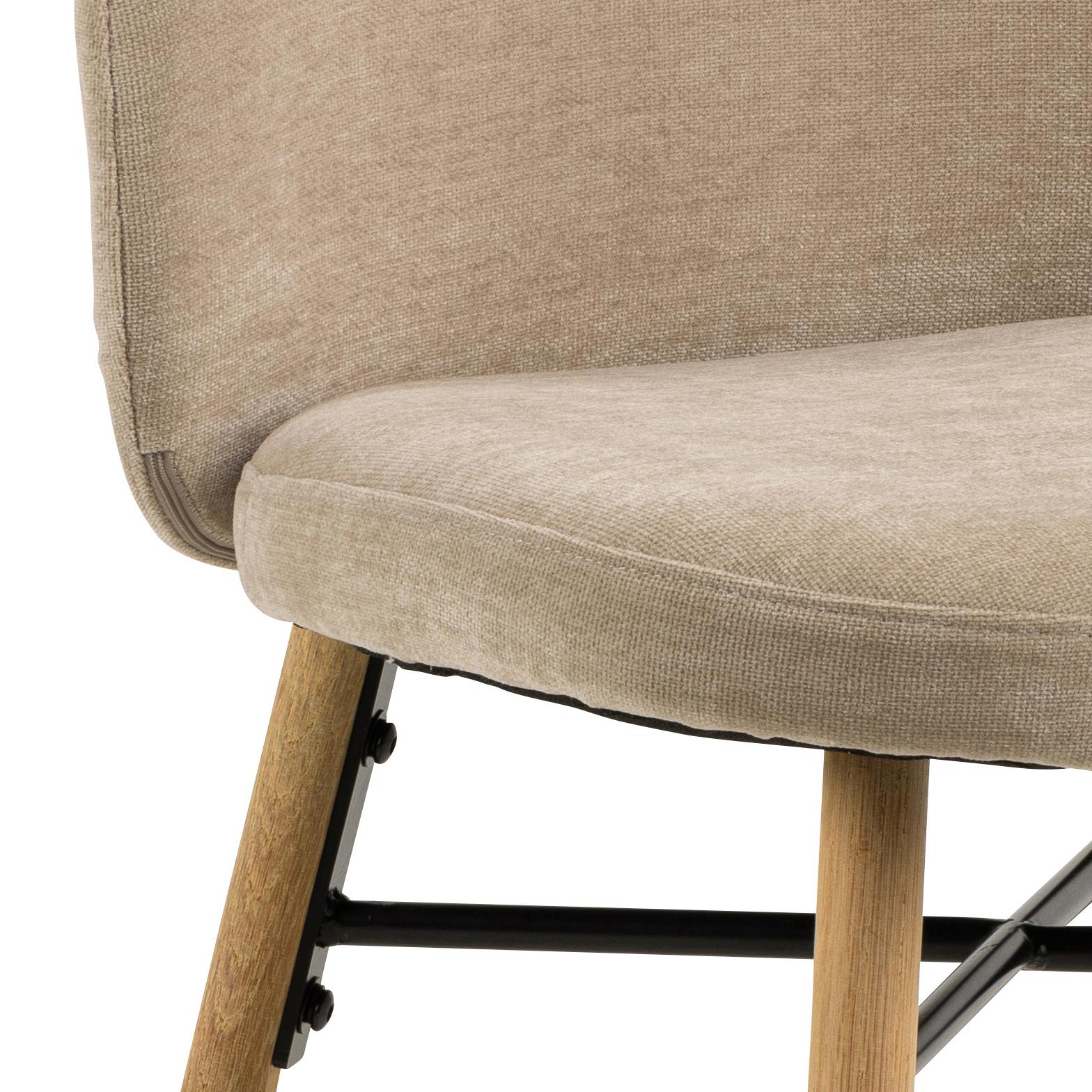 by fonQ Fiona Eetkamerstoel - Beige