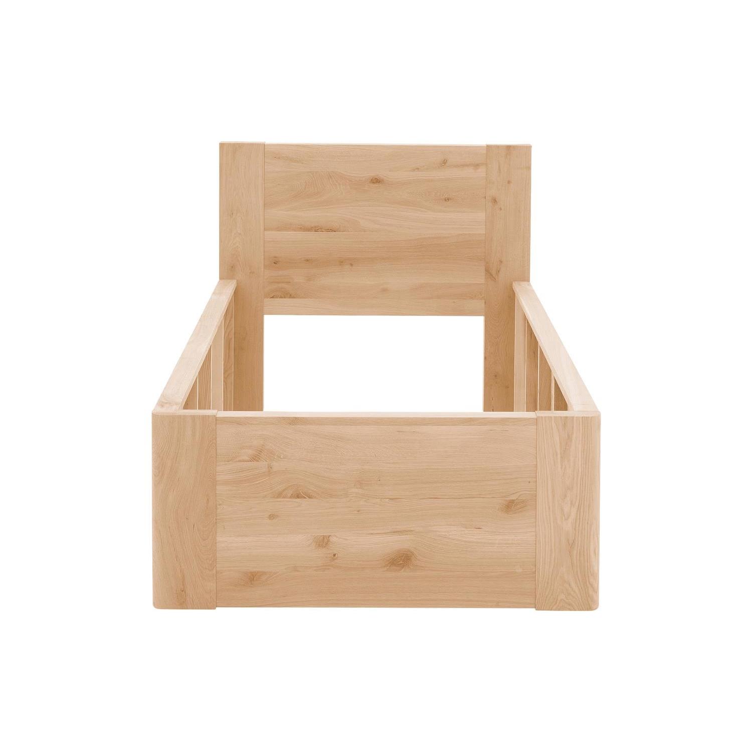 Goossens Bedframe Bibi - 90 x 200 - Eiken gelakt blank - Hout
