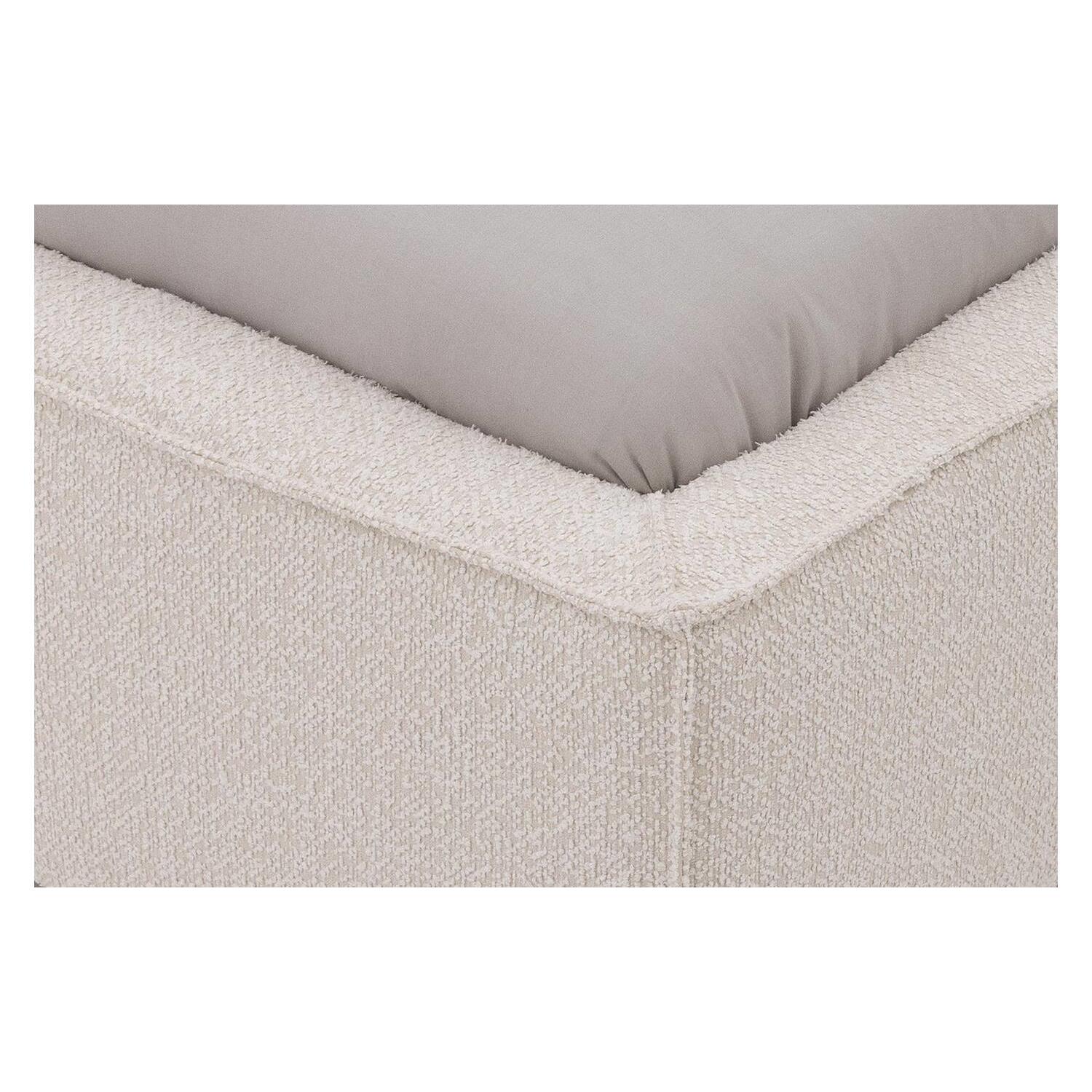 Goossens Bedframe Switch - 180 x 200 - Ahenk 9851 beige - Bouclé