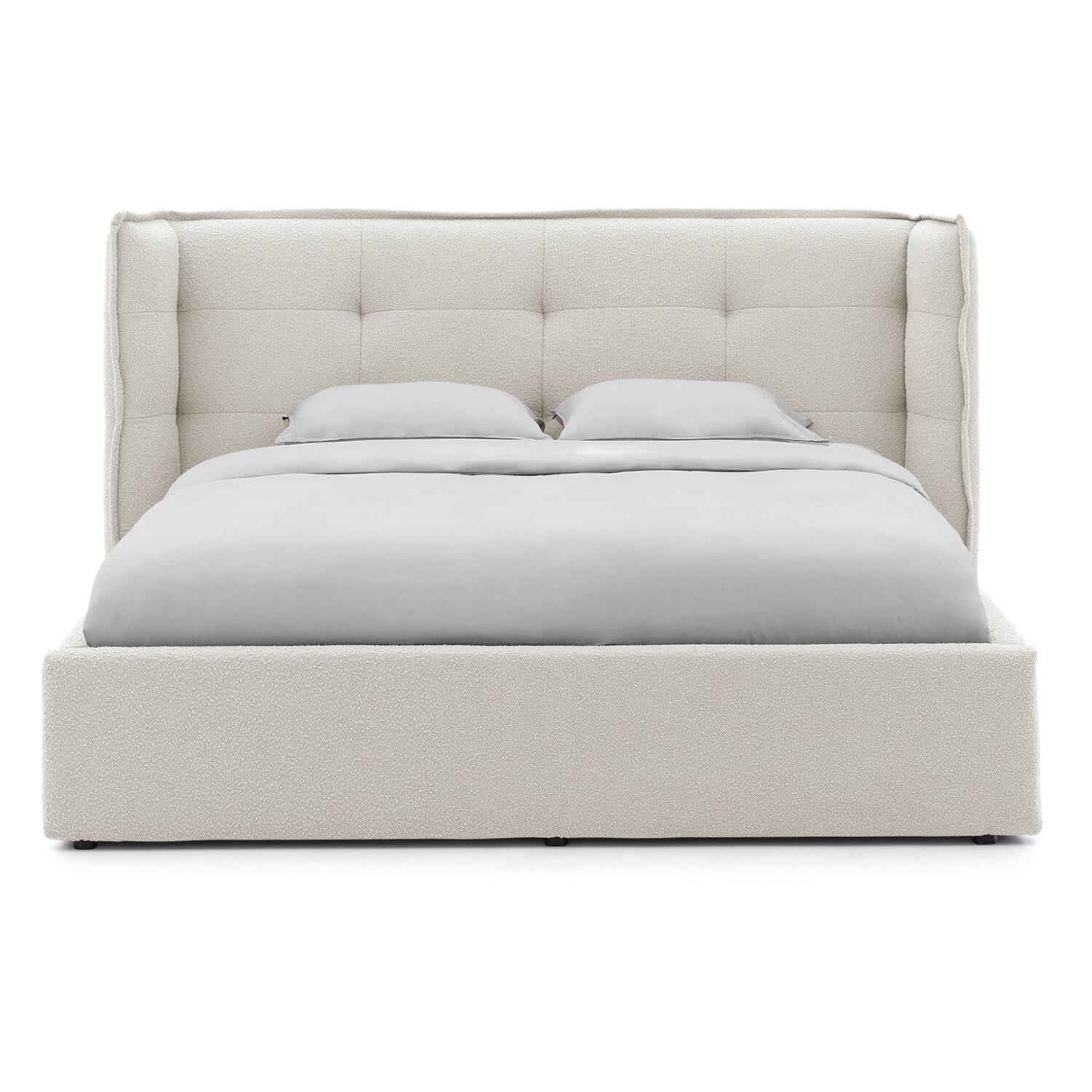 Goossens Gestoffeerd Bedframe Canon - 160 x 200 - Stof boucle