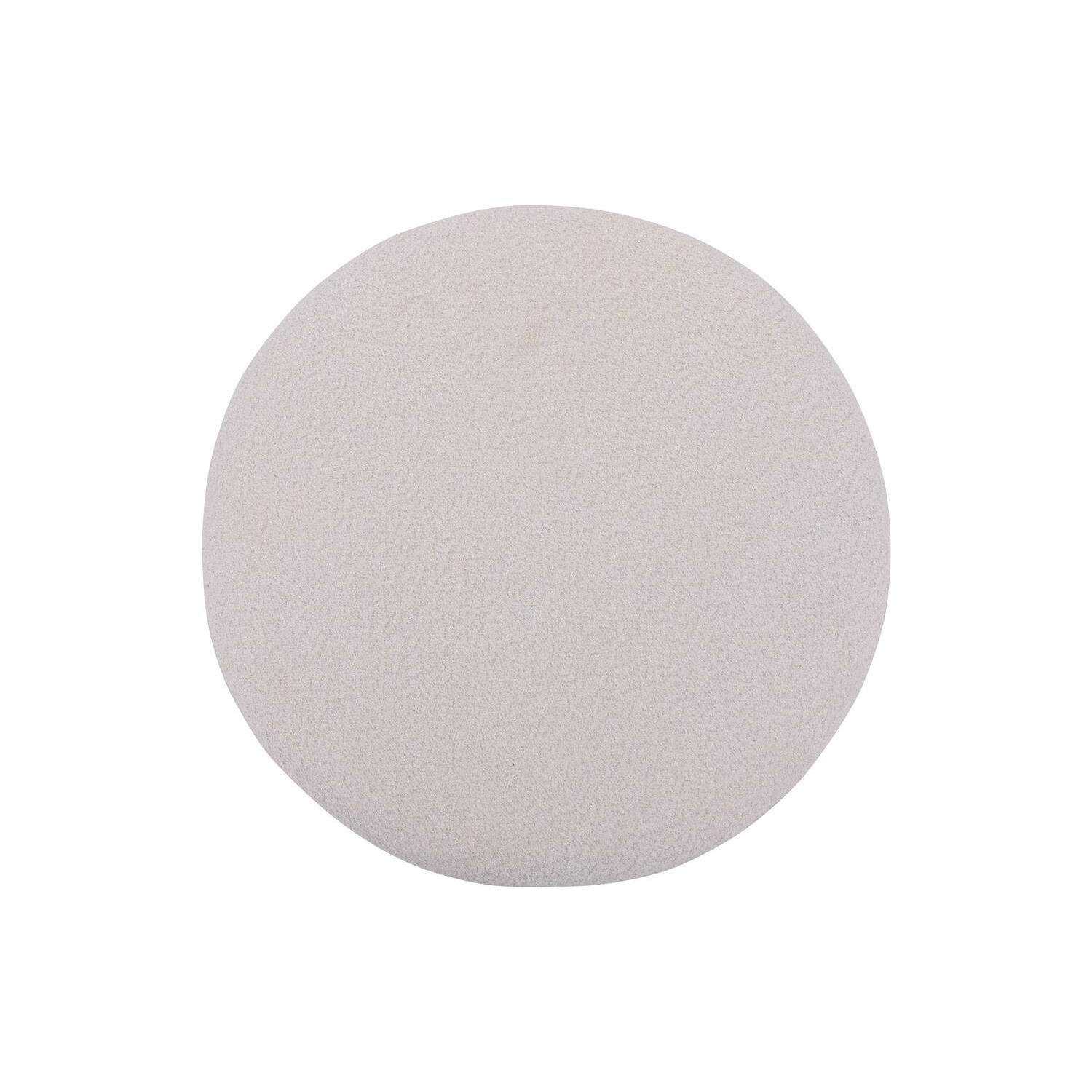 Goossens Hocker Lizz in boucle creme