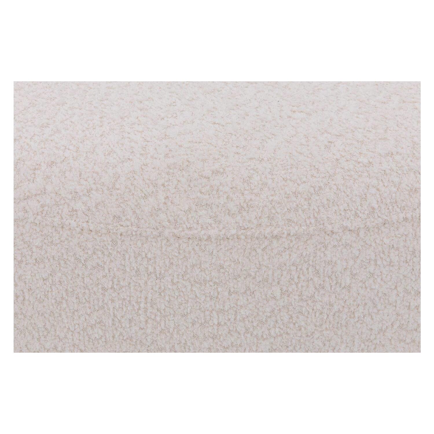 Goossens Hocker Lizz in boucle creme