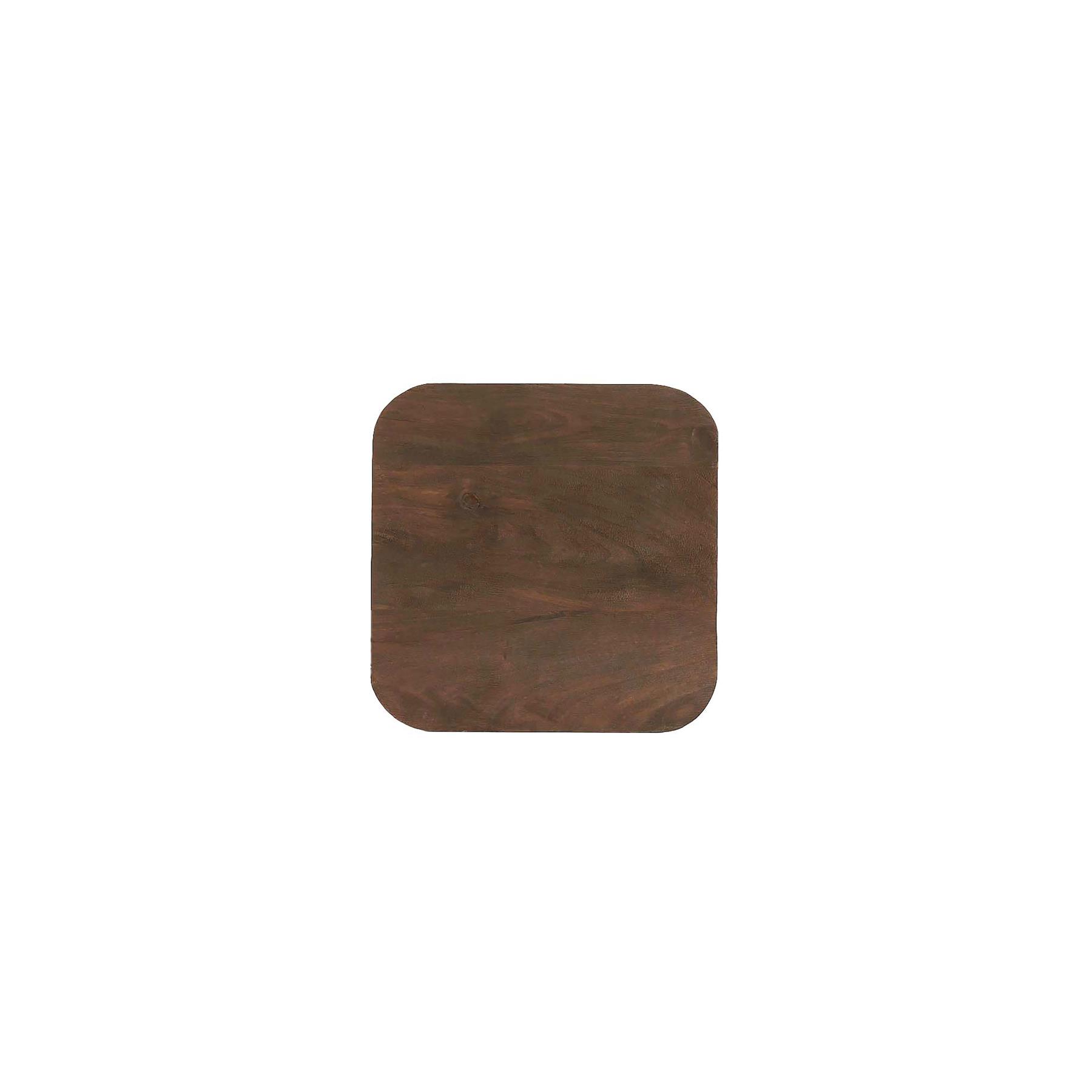 Light&living Bijzettafel 33x33x53 cm DEGO mat donker bruin