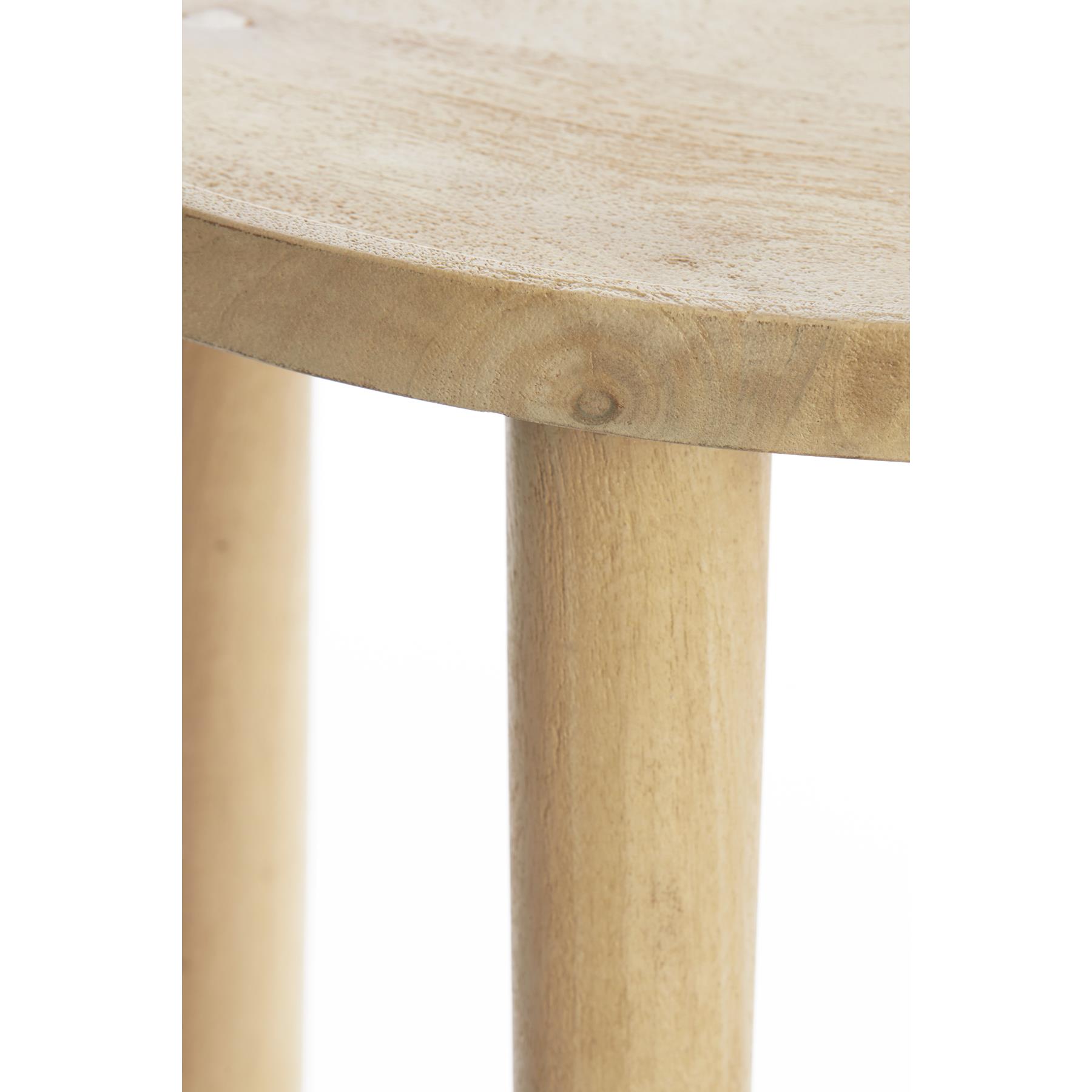 Light&living Bijzettafel Ø45x45 cm QIANO mango hout naturel
