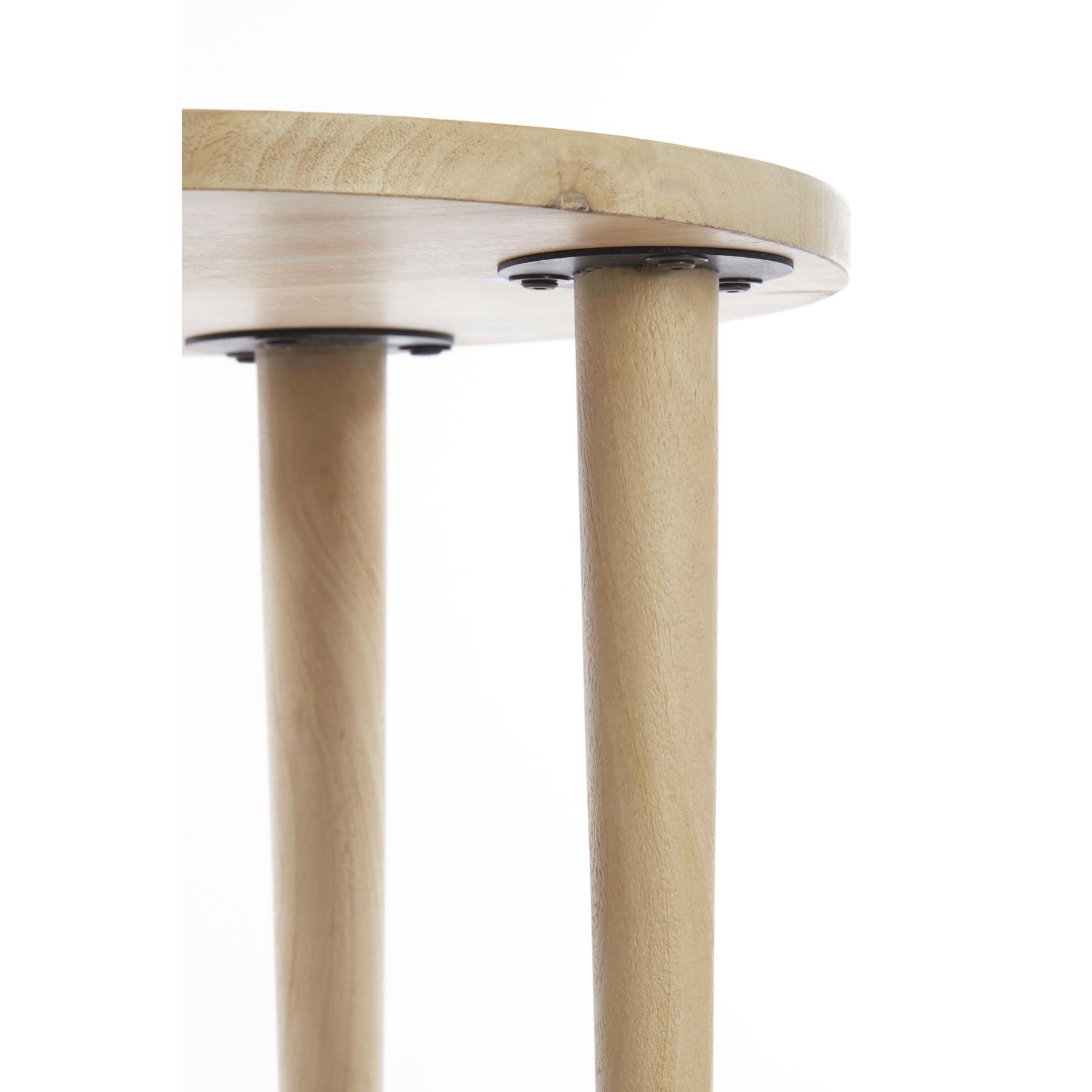 Light&living Bijzettafel Ø45x45 cm QIANO mango hout naturel