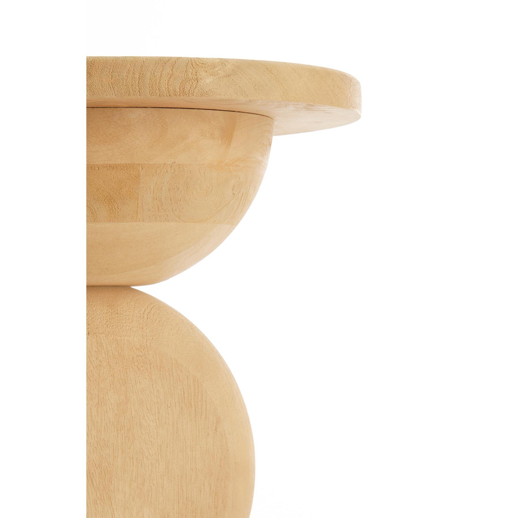 Light&living Bijzettafel Ø40x50 cm MIRTO hout mat naturel