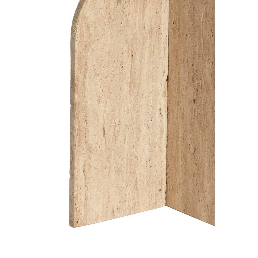 Light&living Bijzettafel Ø41x48 cm OTINIA travertin zand