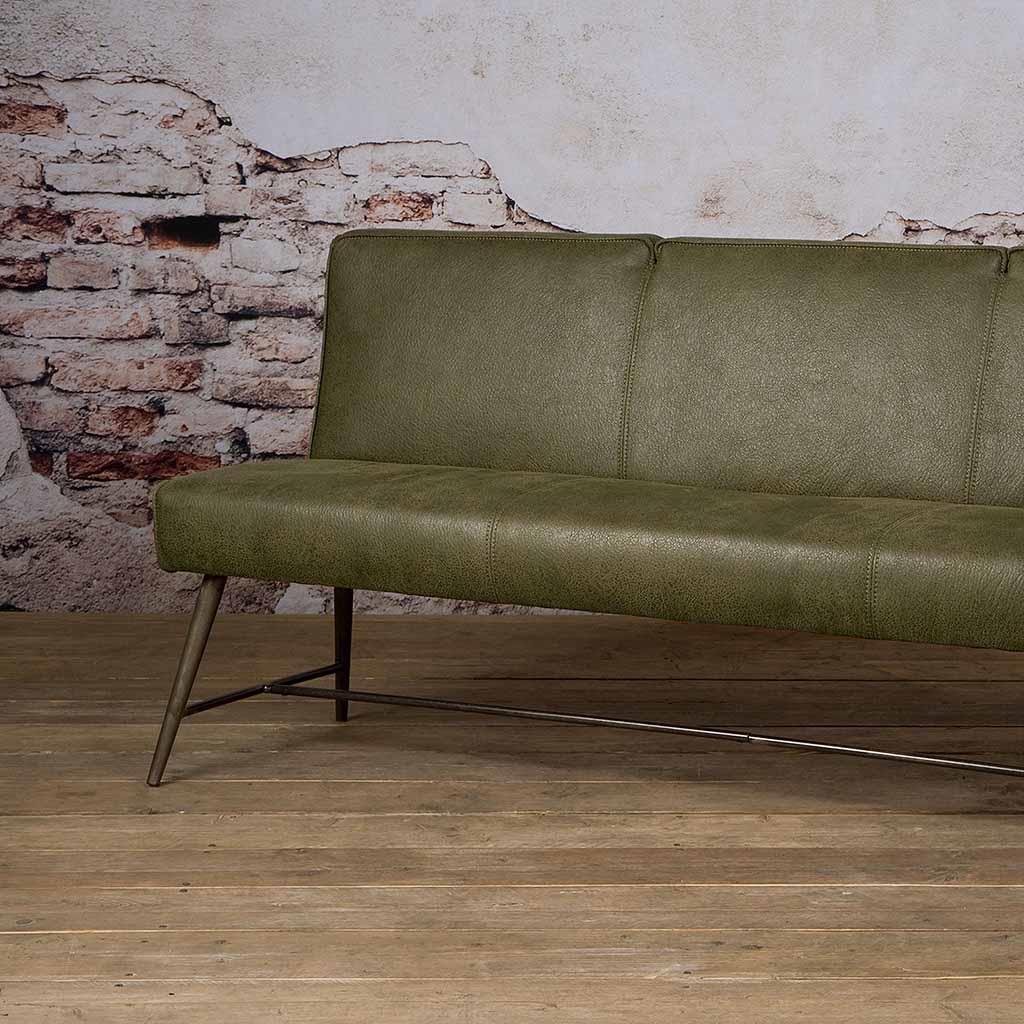 Anli-Style Tower living Belmonte bench 185 - fabric cherokee 13 green
