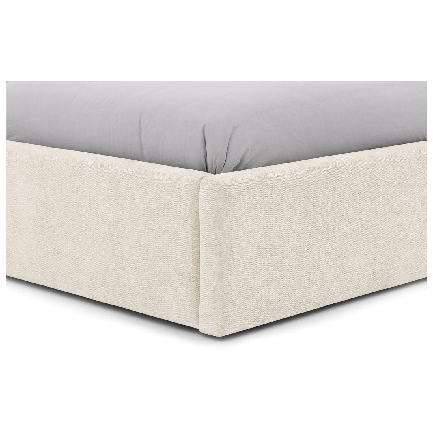 Goossens Bedframe Mysen Storage - 140 x 200 - Stof fijn geweven