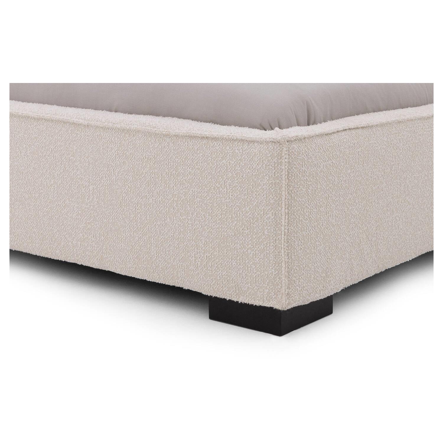 Goossens Bedframe Switch - 180 x 200 - Ahenk 9851 beige - Bouclé