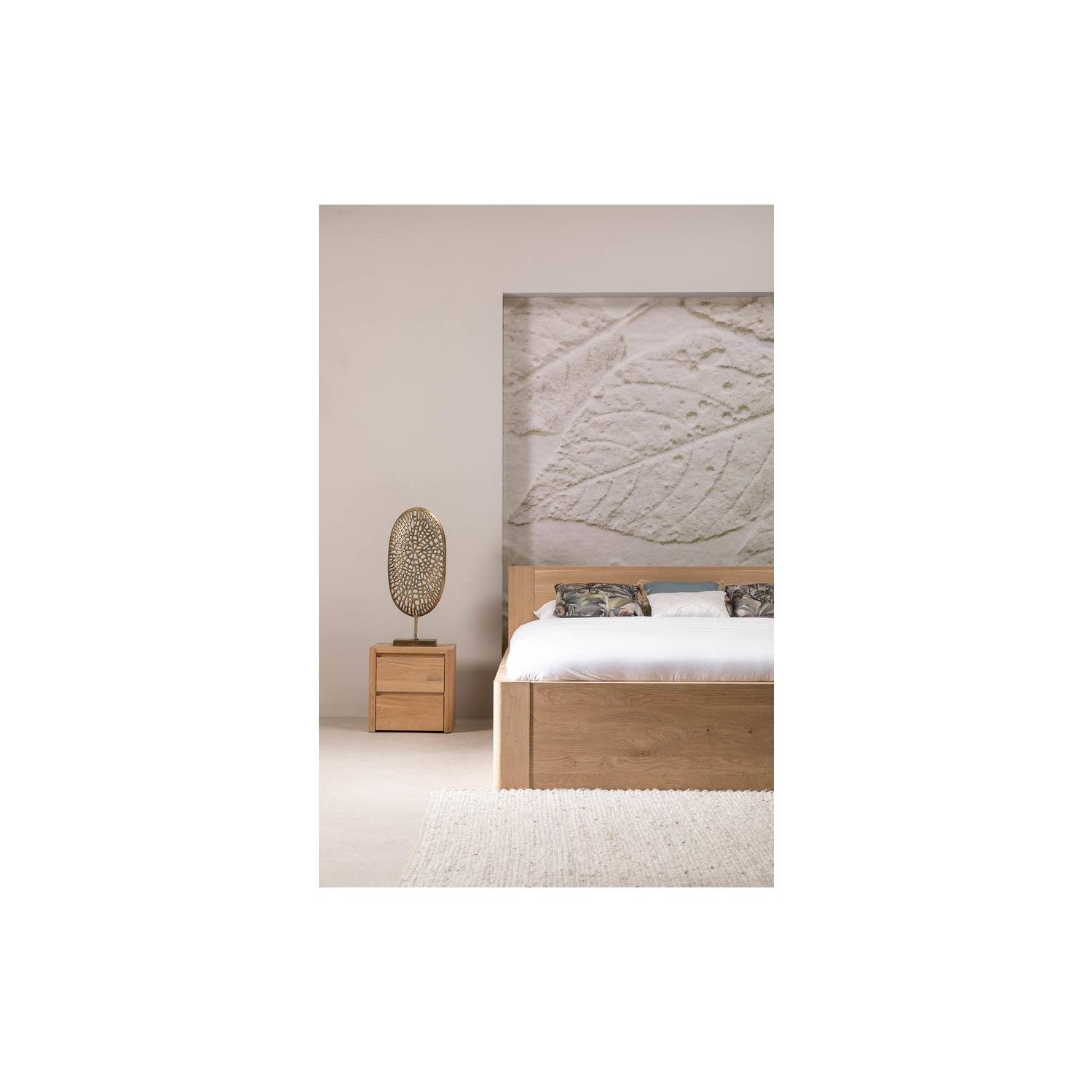Goossens Bedframe Bibi - 160 x 200 - Eiken naturel - Hout