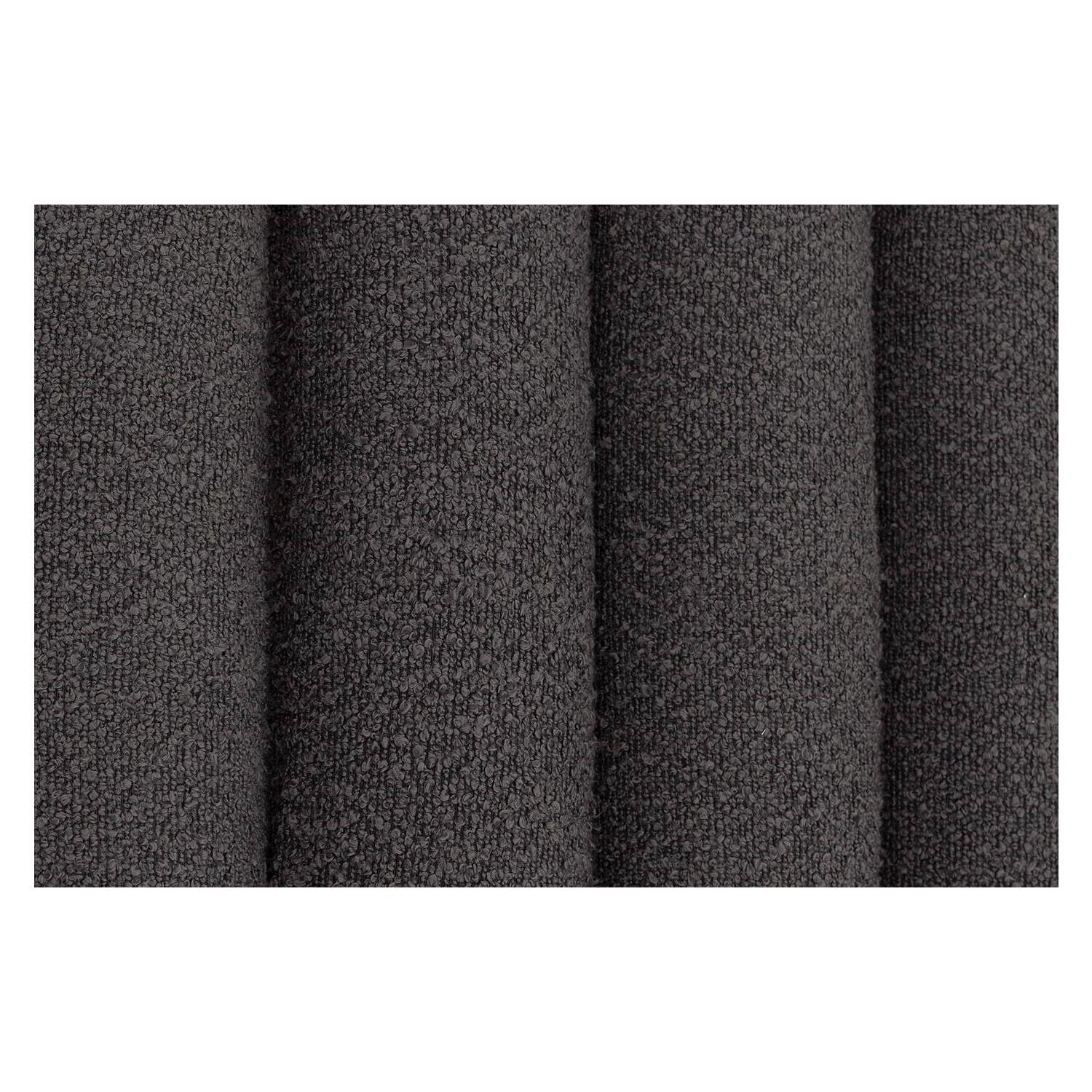Goossens hocker Leia in boucle antraciet