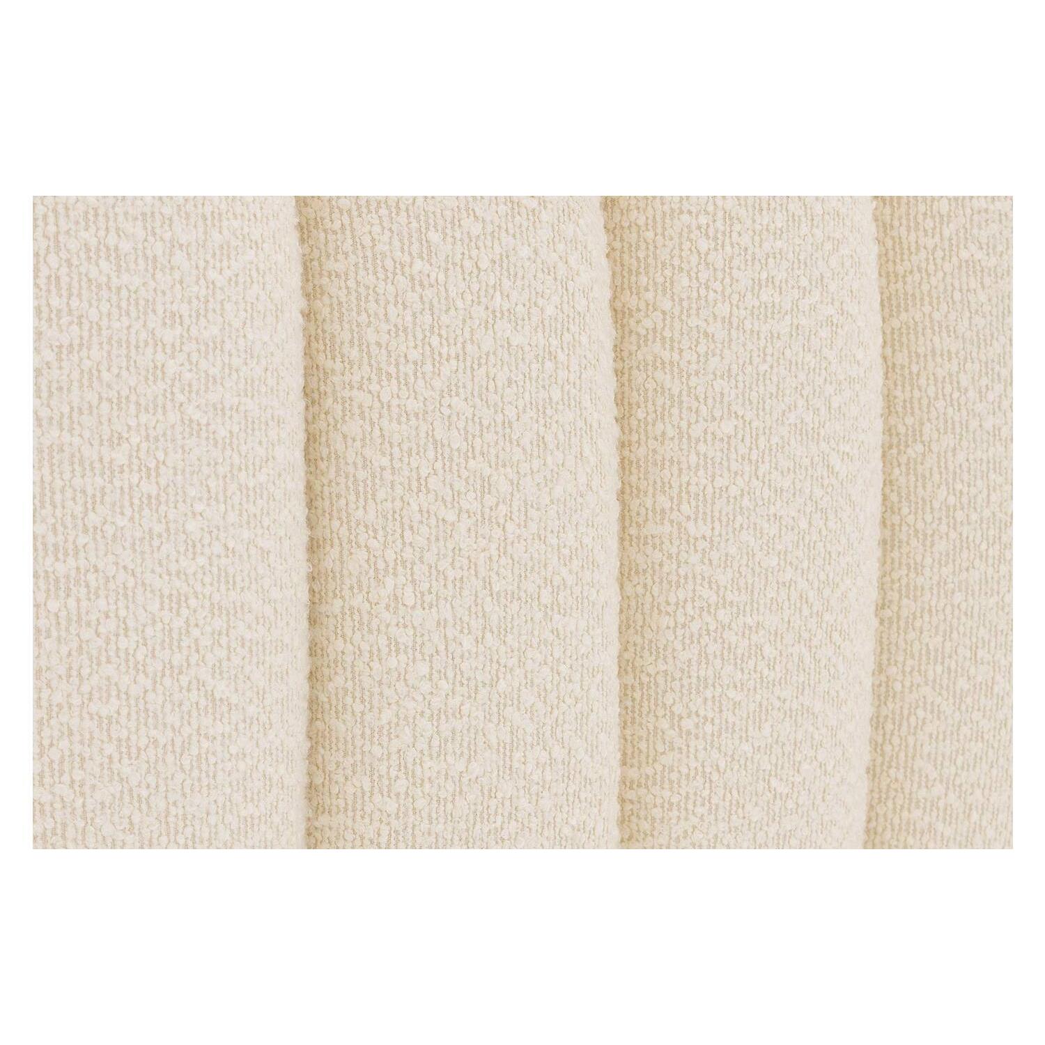Goossens hocker Leia in boucle ivoor