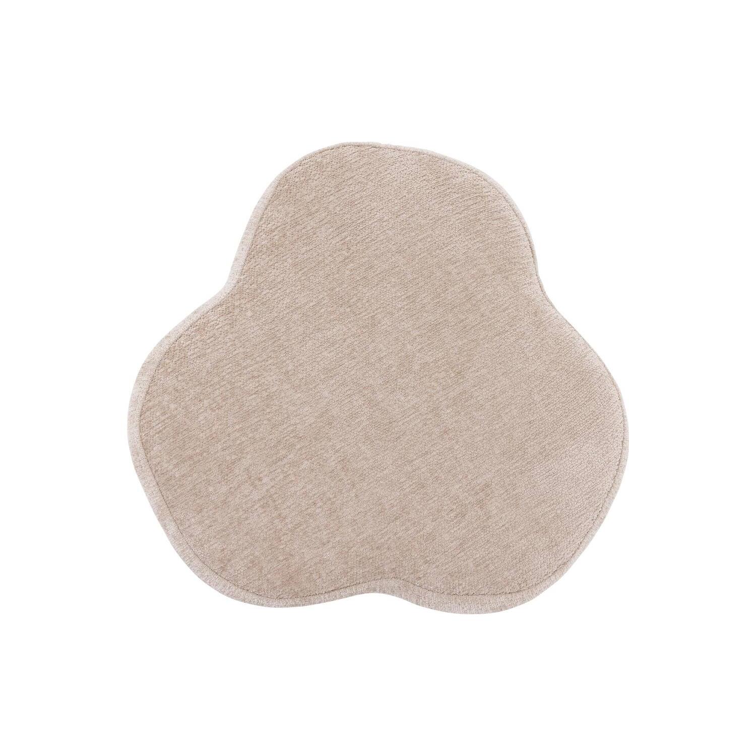 Goossens poef Anneli in velours beige