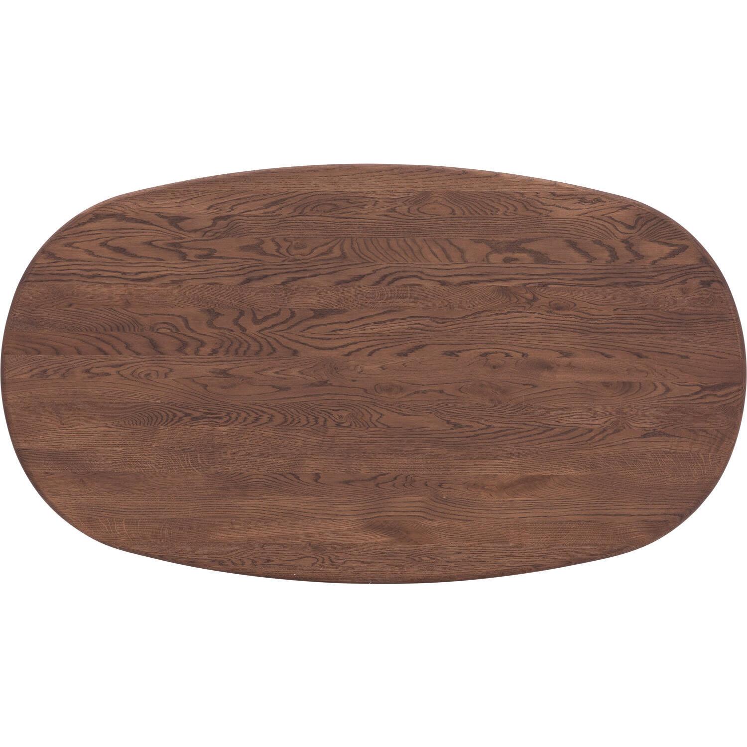Goossens Eettafel Bjarte, Ovaal 220 x 90 cm