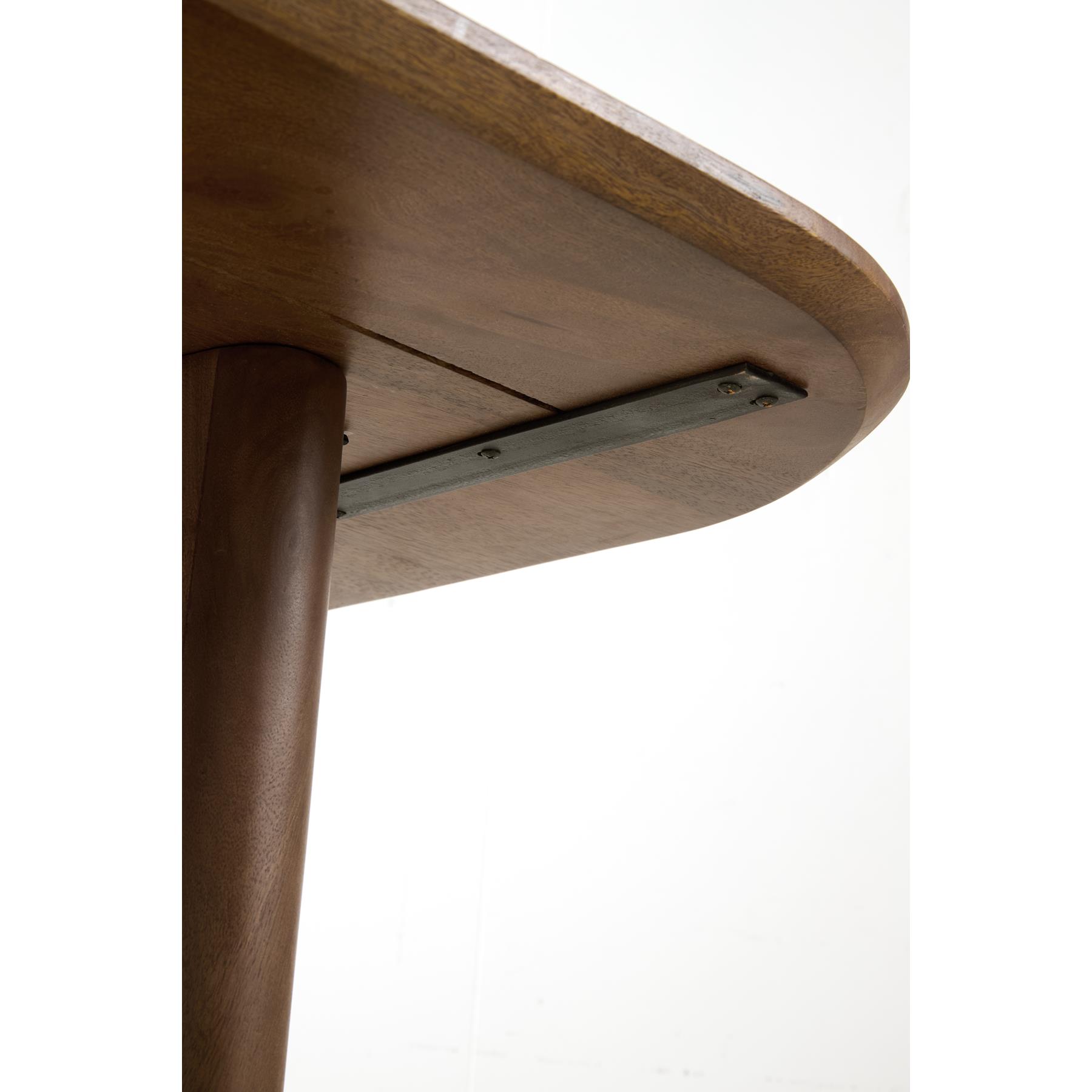 Light&living Eettafel 220x100x76 cm AYMARA hout donker bruin