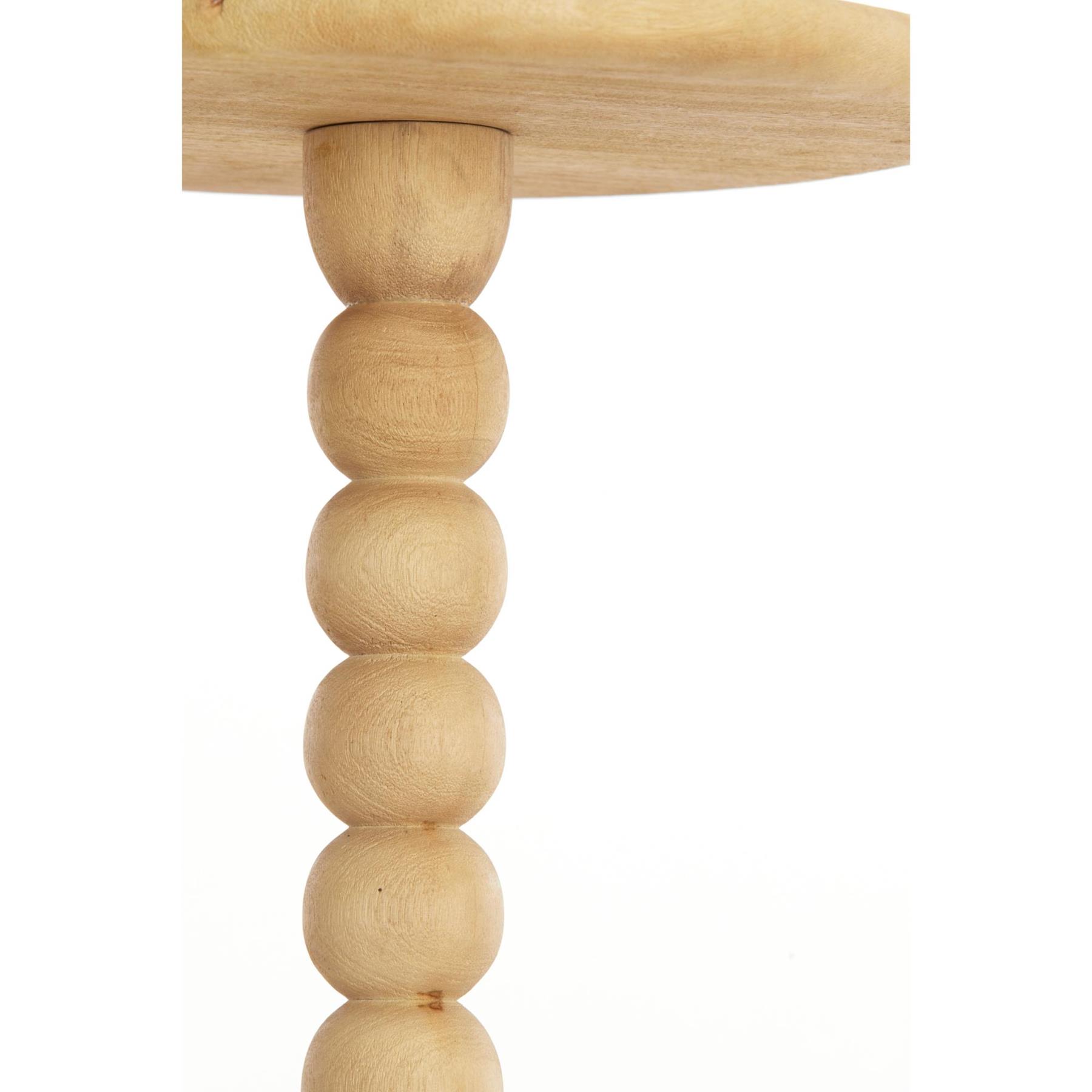 Light & Living Bijzettafel Veglio - Naturel - Ø35cm