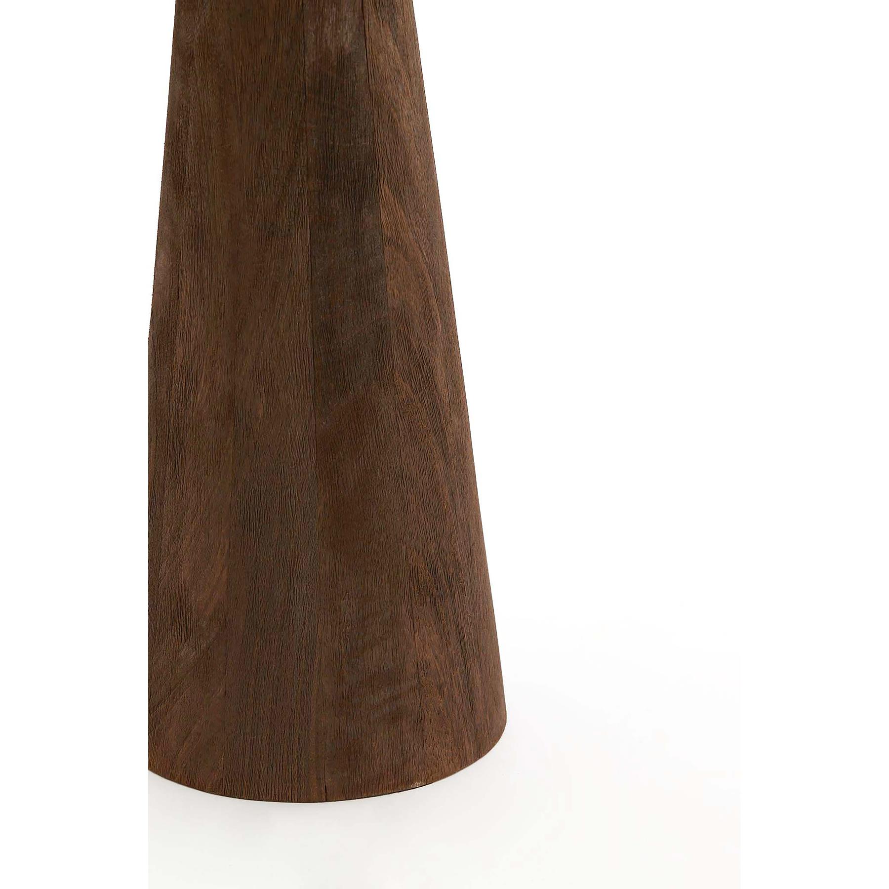 Light&living Bijzettafel 33x33x53 cm DEGO mat donker bruin