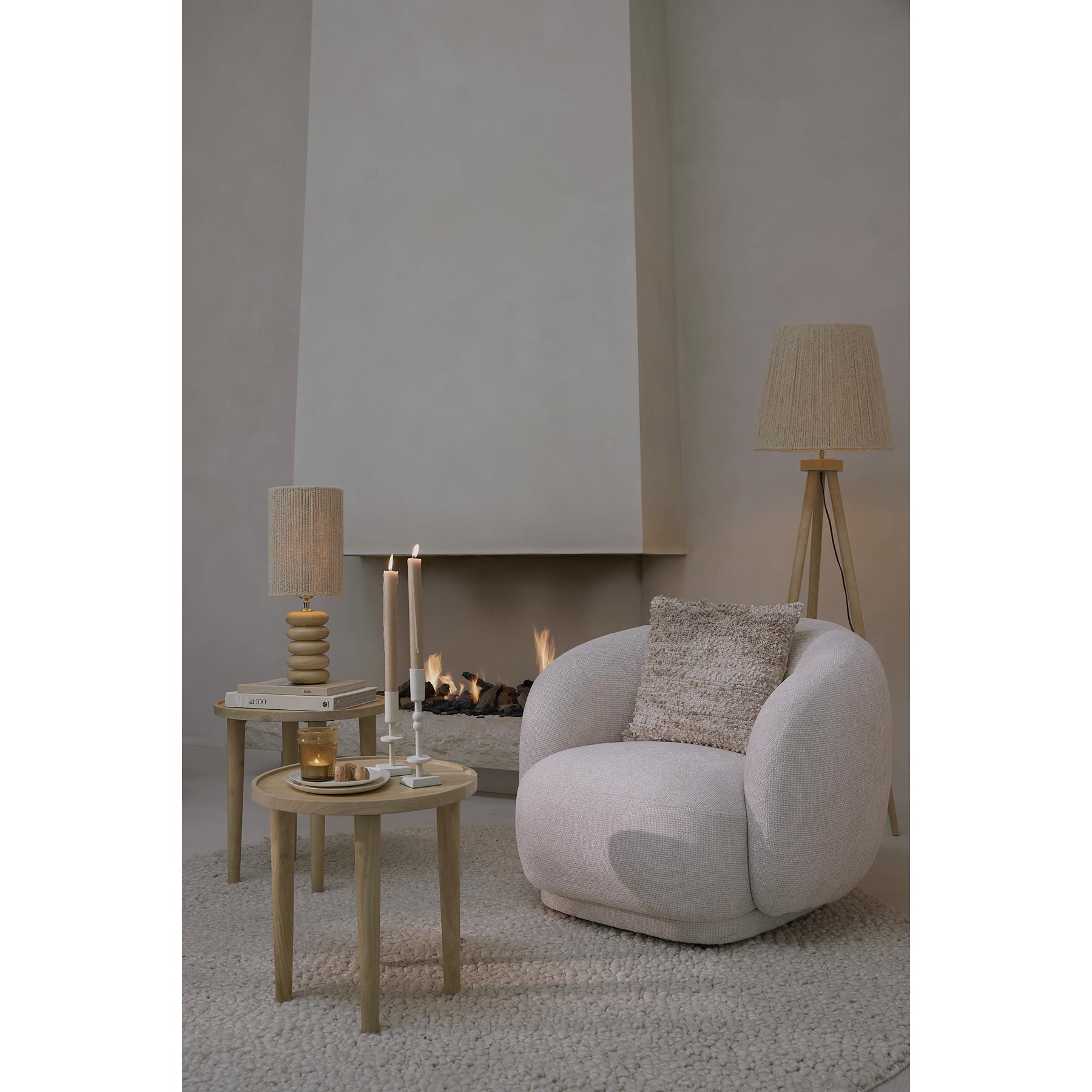 Light&living Bijzettafel Ø45x45 cm QIANO mango hout naturel