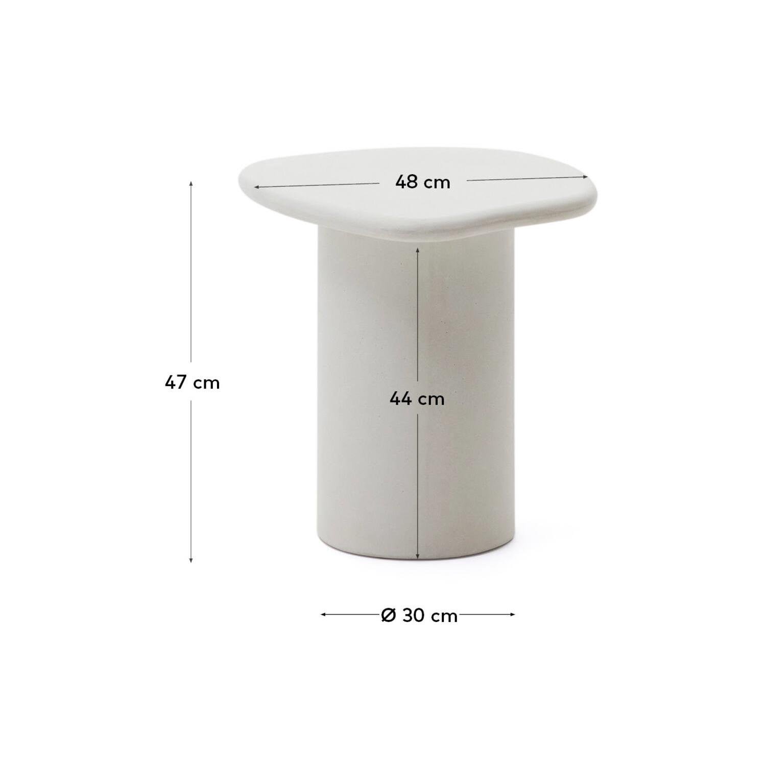 Kave Home Macarella in Cement white