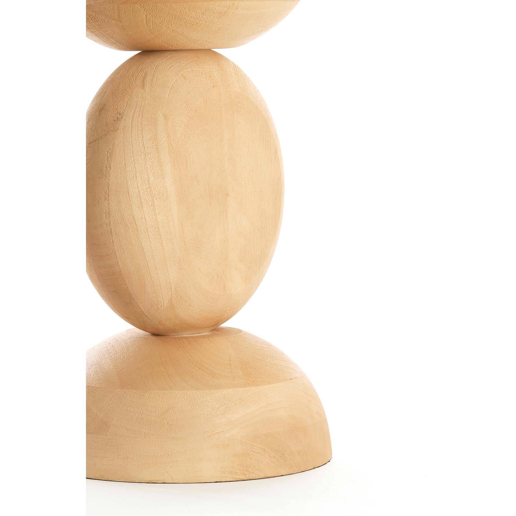 Light&living Bijzettafel Ø40x50 cm MIRTO hout mat naturel